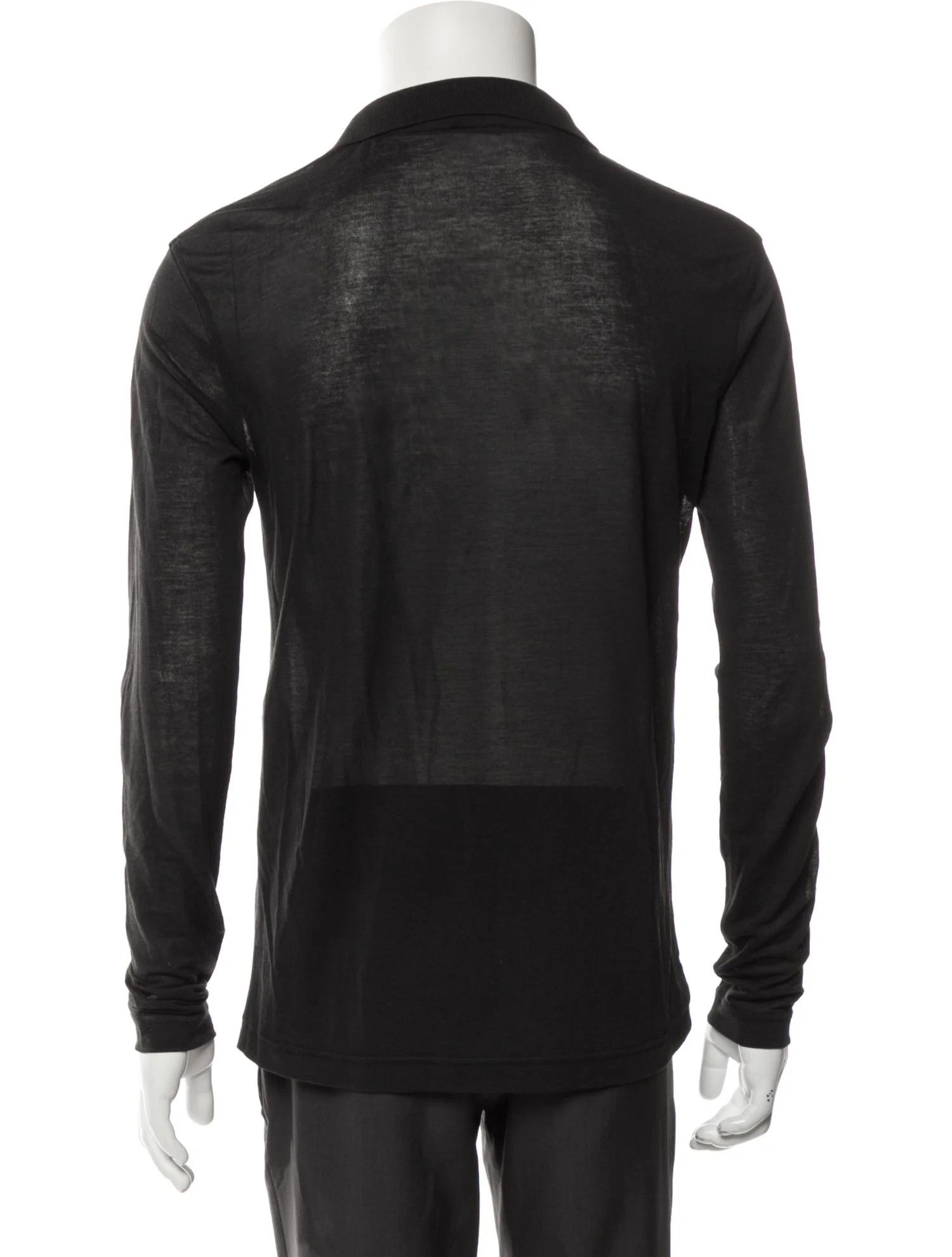 Balenciaga o1s1wg110325 Polo Shirt in Black Size US XS / EU 42 / 0 - 3 Thumbnail