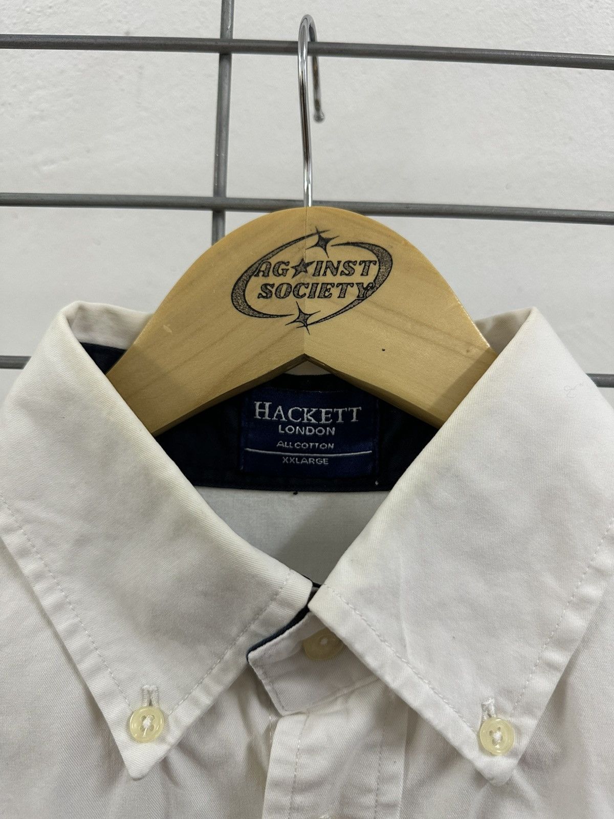 Hackett Rare And Beautiful Hackett London Army Polo White Shirt Size US XL / EU 56 / 4 - 7 Thumbnail