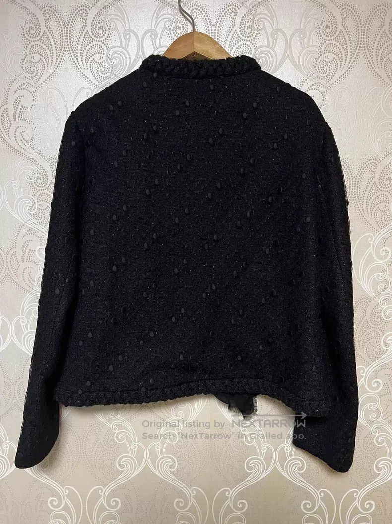 Valentino Valentino Little fragrant black coat Size M / US 6-8 / IT 42-44 - 2 Thumbnail