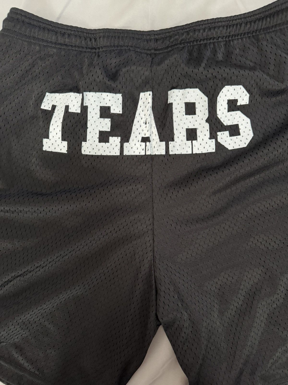 DENIM TEARS × Pyrex Vision DENIM TEARS x PYREX TEARS Black Mesh Shorts in Medium Size US 32 / EU 48 - 7 Thumbnail