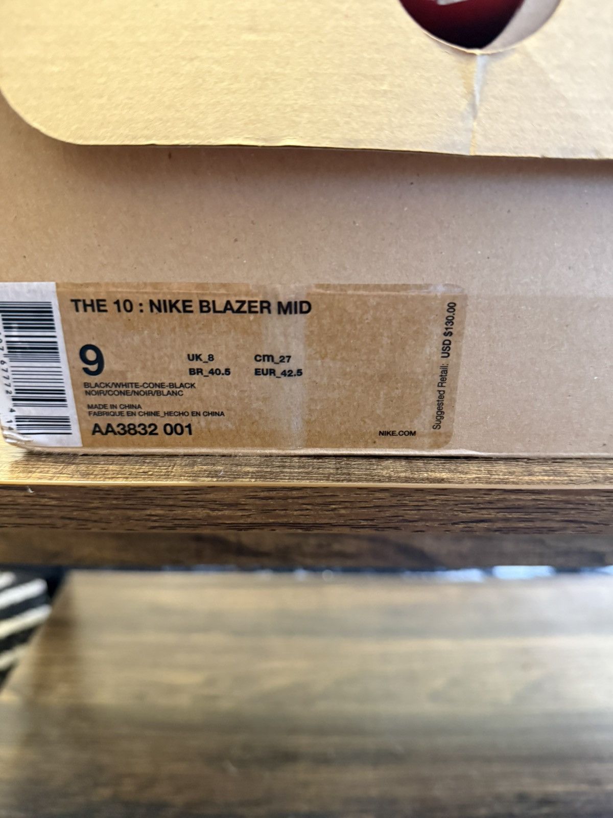 Nike × Off-White The 10 Nike Blazer Mid Grim Reaper Off-White Size US 9 / EU 42 - 3 Thumbnail