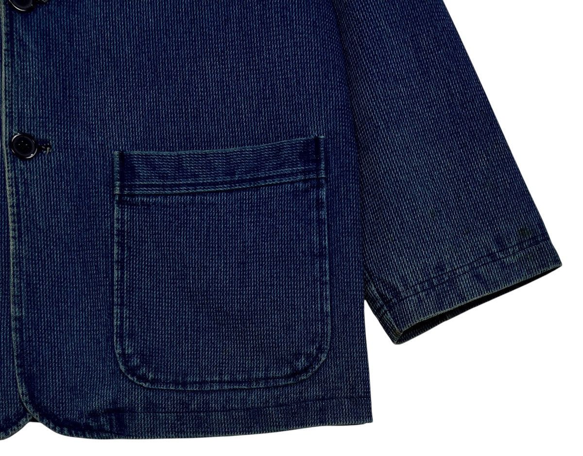 Japanese Brand Vintage Indigo Workwear Chore Jacket Size US XL / EU 56 / 4 - 6 Thumbnail