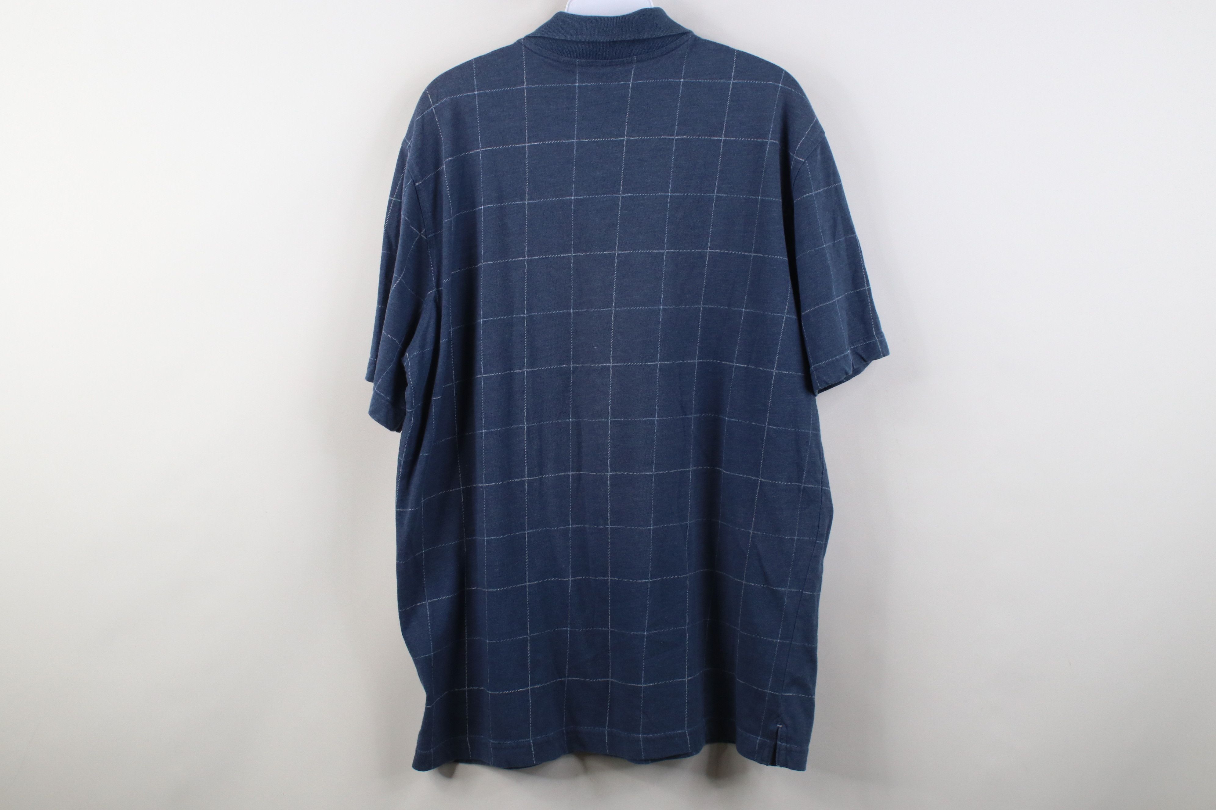 Vintage Vintage 90s Y2K Streetwear Collared Golf Polo Shirt Plaid Size US L / EU 52-54 / 3 - 11 Thumbnail