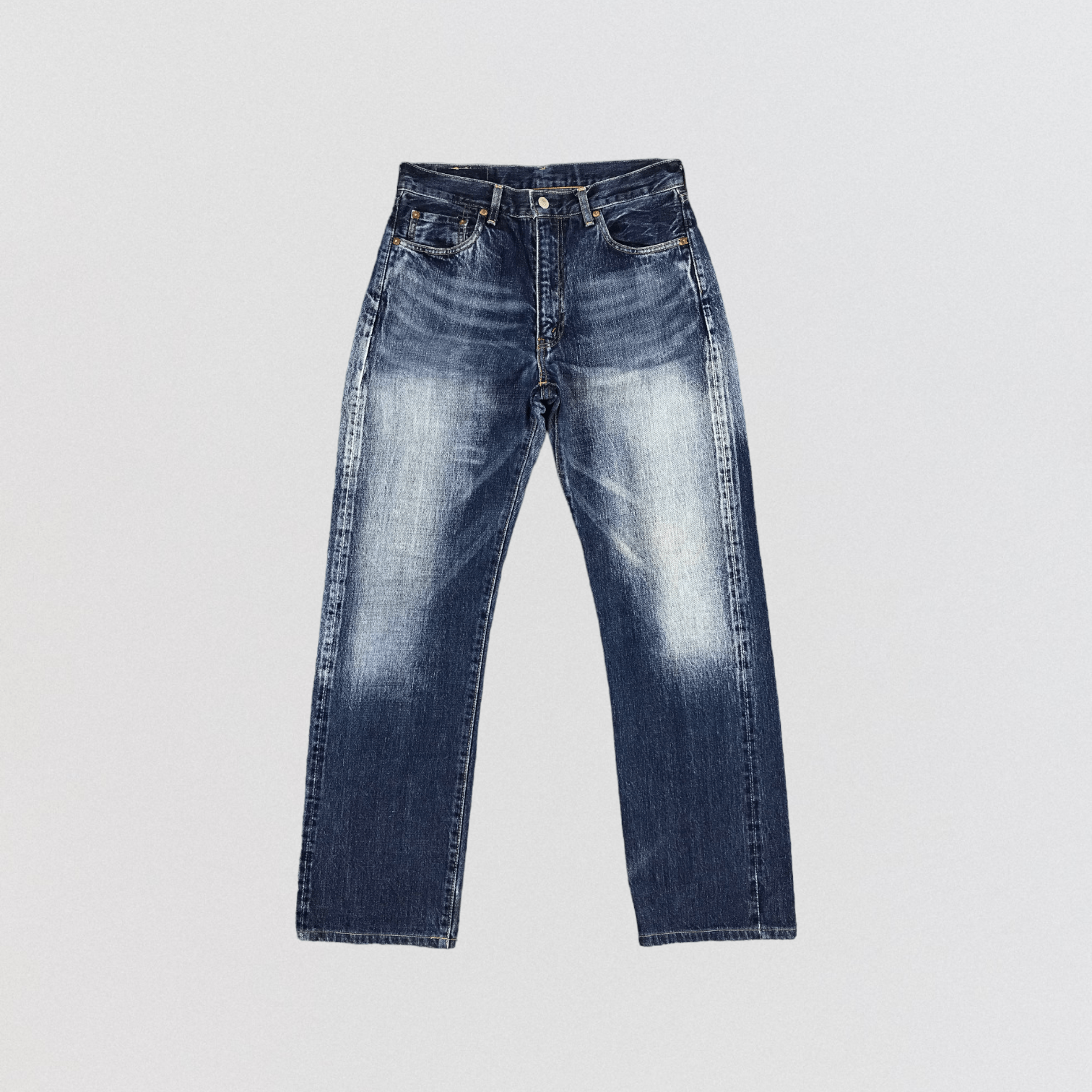 Levi's × Vintage Vintage 90s Big E Redline Levis 502 Jeans-JM1576 Size US 31 - 1 Thumbnail