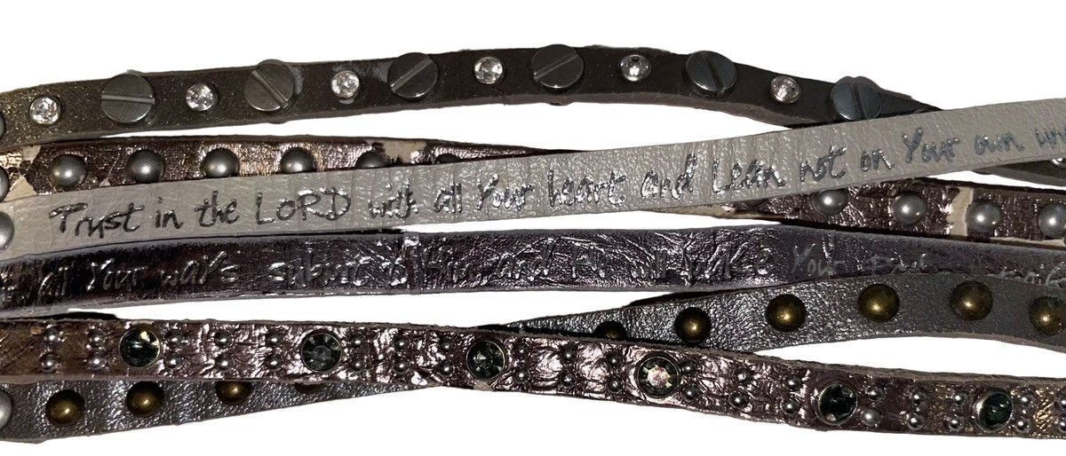 Vintage Good Work(S) Leather Six Strand Bracelet Size ONE SIZE - 6 Thumbnail