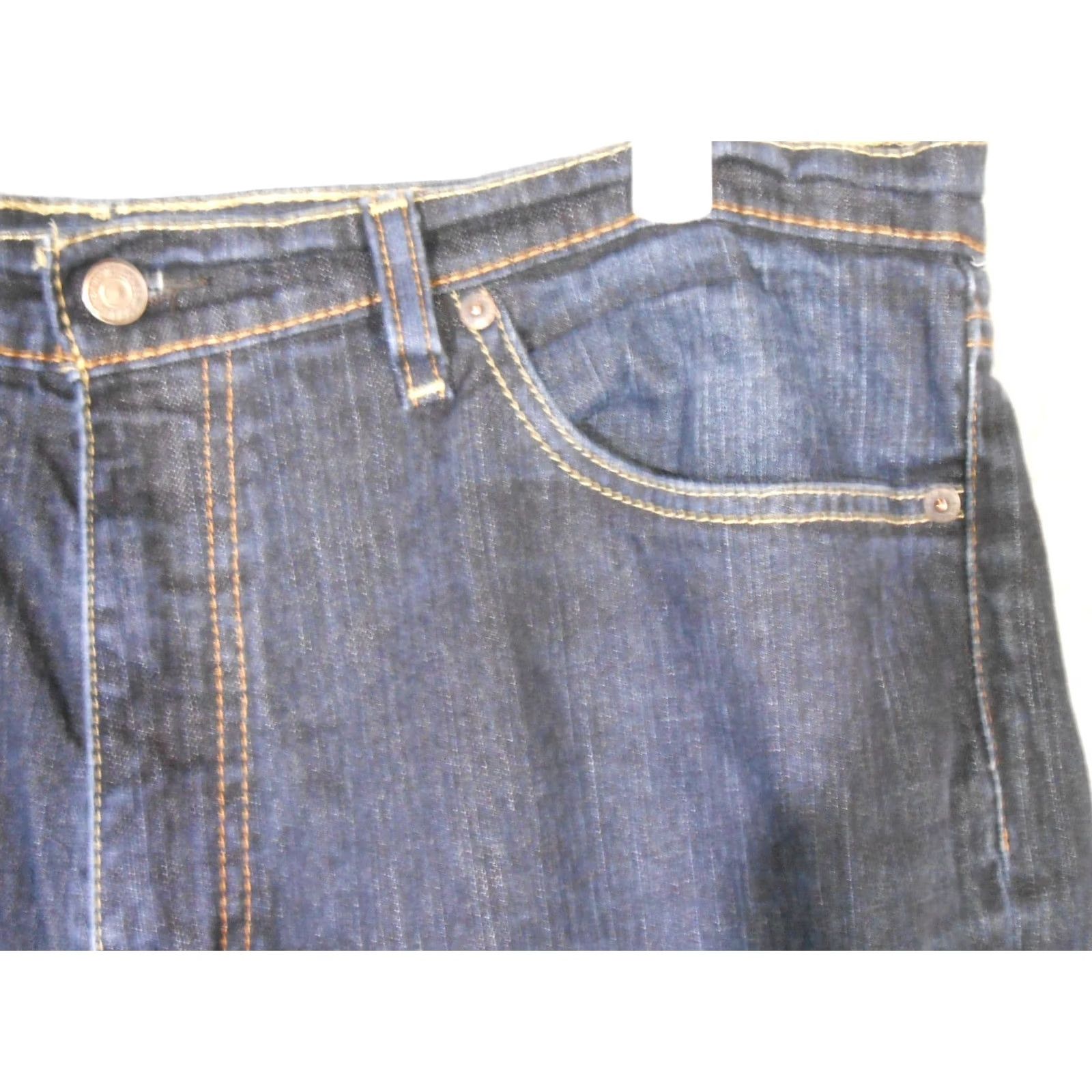 Levi's Levi's 541 Jeans Men's 38x30 Blue Dark Wash Denim Athletic Fit Stretch Size US 38 / EU 54 - 4 Thumbnail