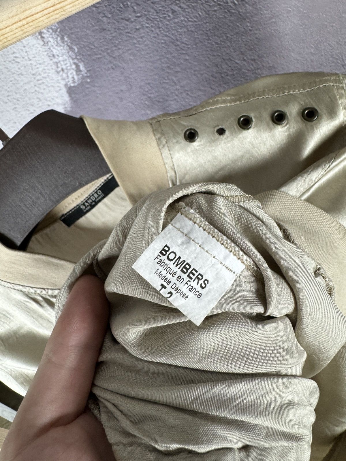 Sandro Sandro Bombers Vintage made in France Acetate jacket Size M / US 6-8 / IT 42-44 - 14 Thumbnail