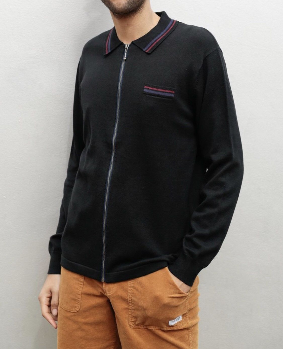 Stussy × Vintage Stussy knit zip up sweater medium large polo Size US L / EU 52-54 / 3 - 2 Thumbnail