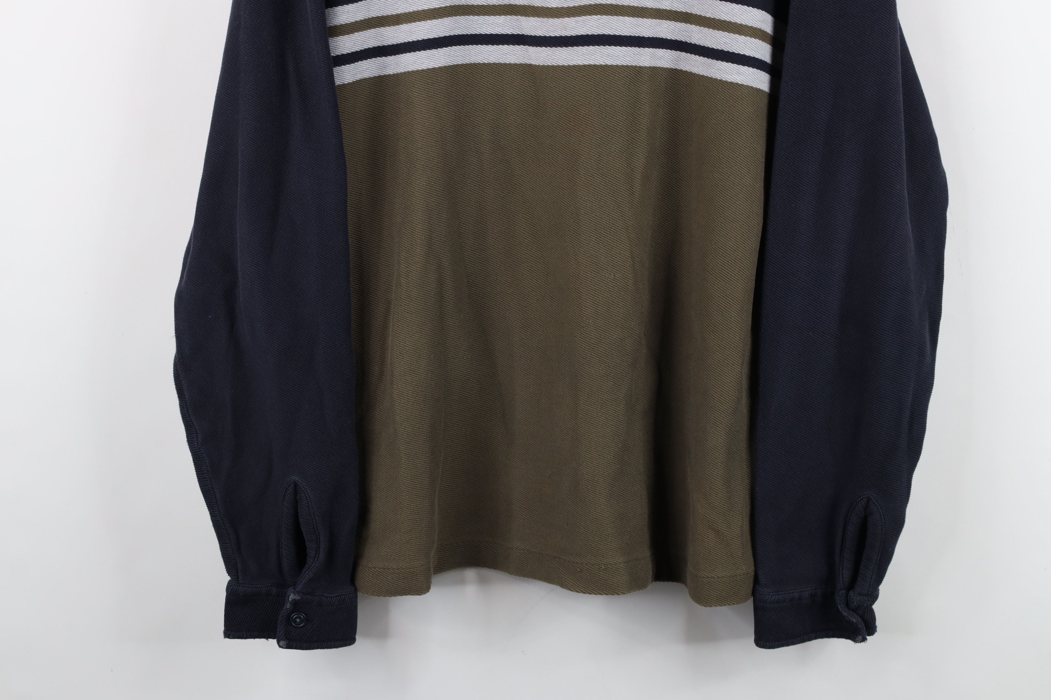 Lands' End Vintage 90s Lands End Heavyweight Long Sleeve Polo Shirt Size US XL / EU 56 / 4 - 3 Thumbnail