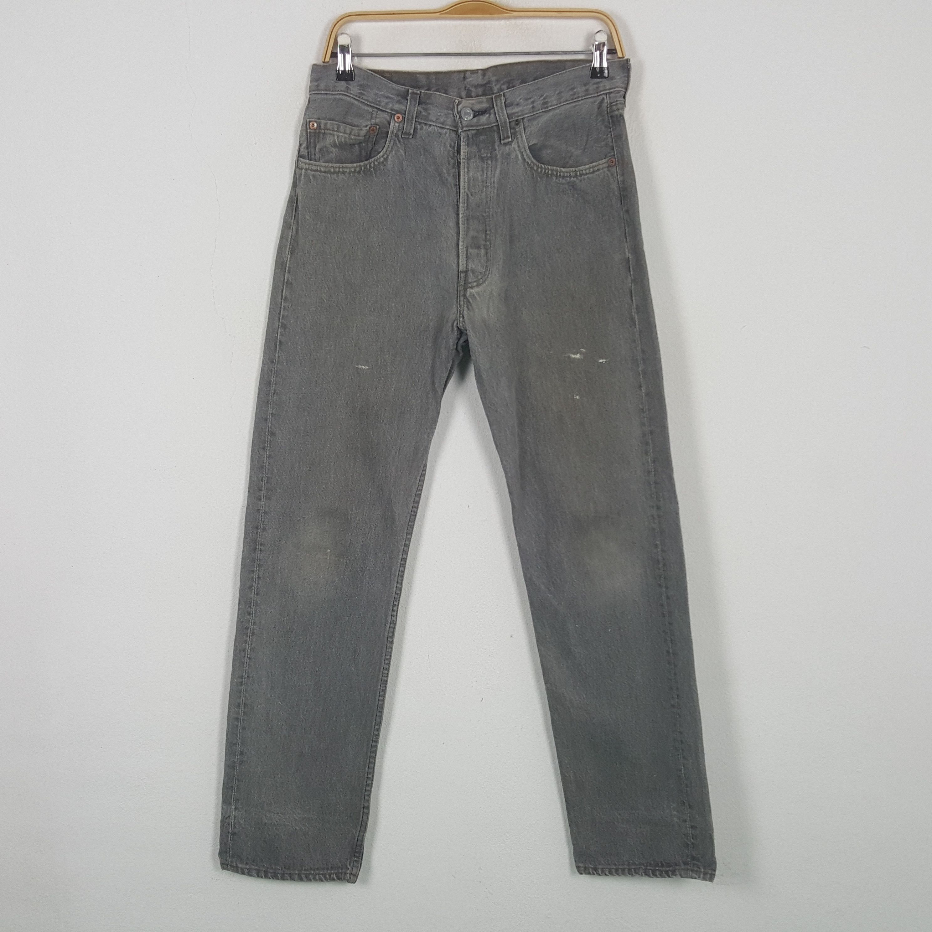 Levi's Vintage Levis 501 Grey Jeans Size US 30 / EU 46 - 1 Thumbnail