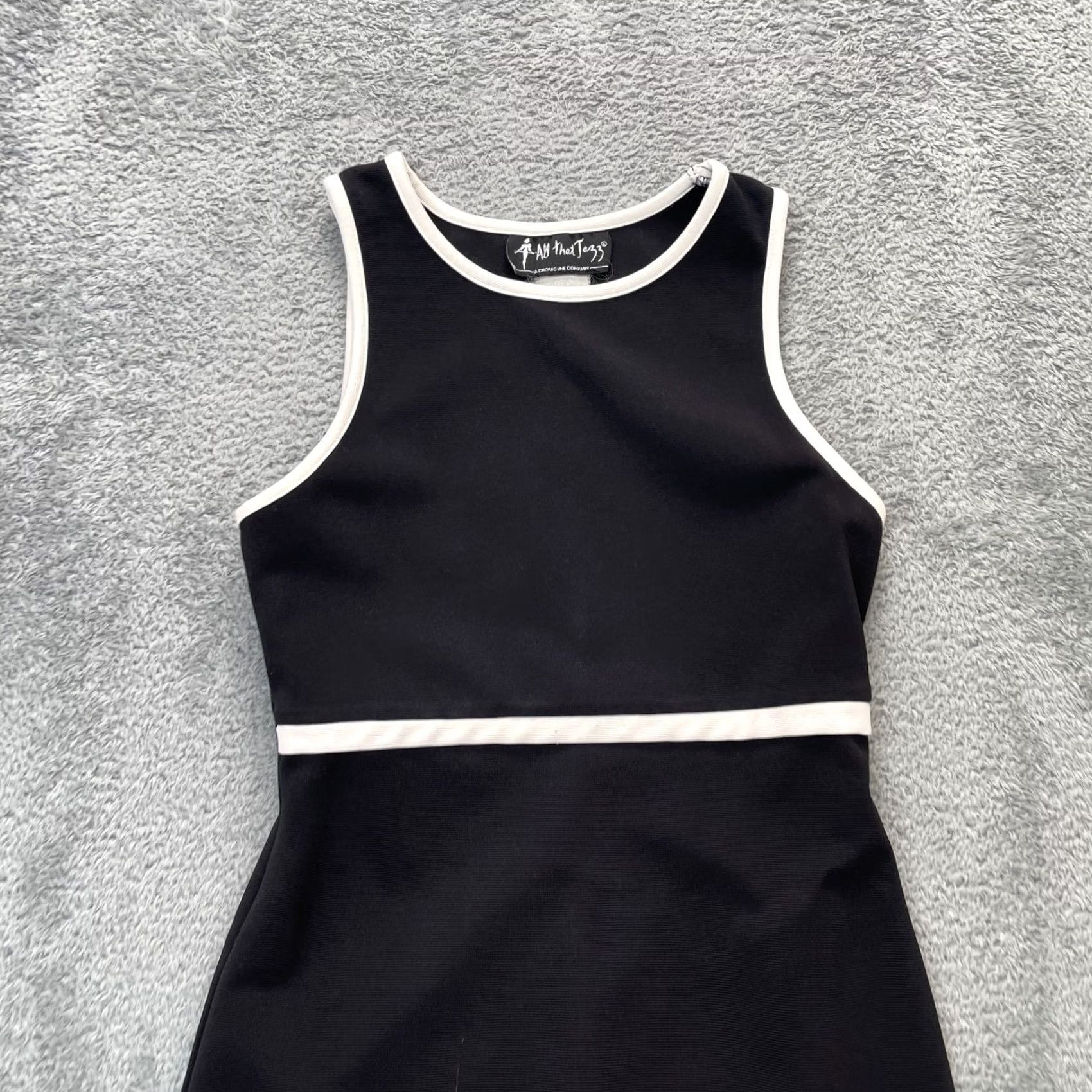 Vintage VINTAGE All That Jazz Dress Womens S Black Shift Sleeveless Mini Round Neck Size S / US 4 / IT 40 - 5 Thumbnail