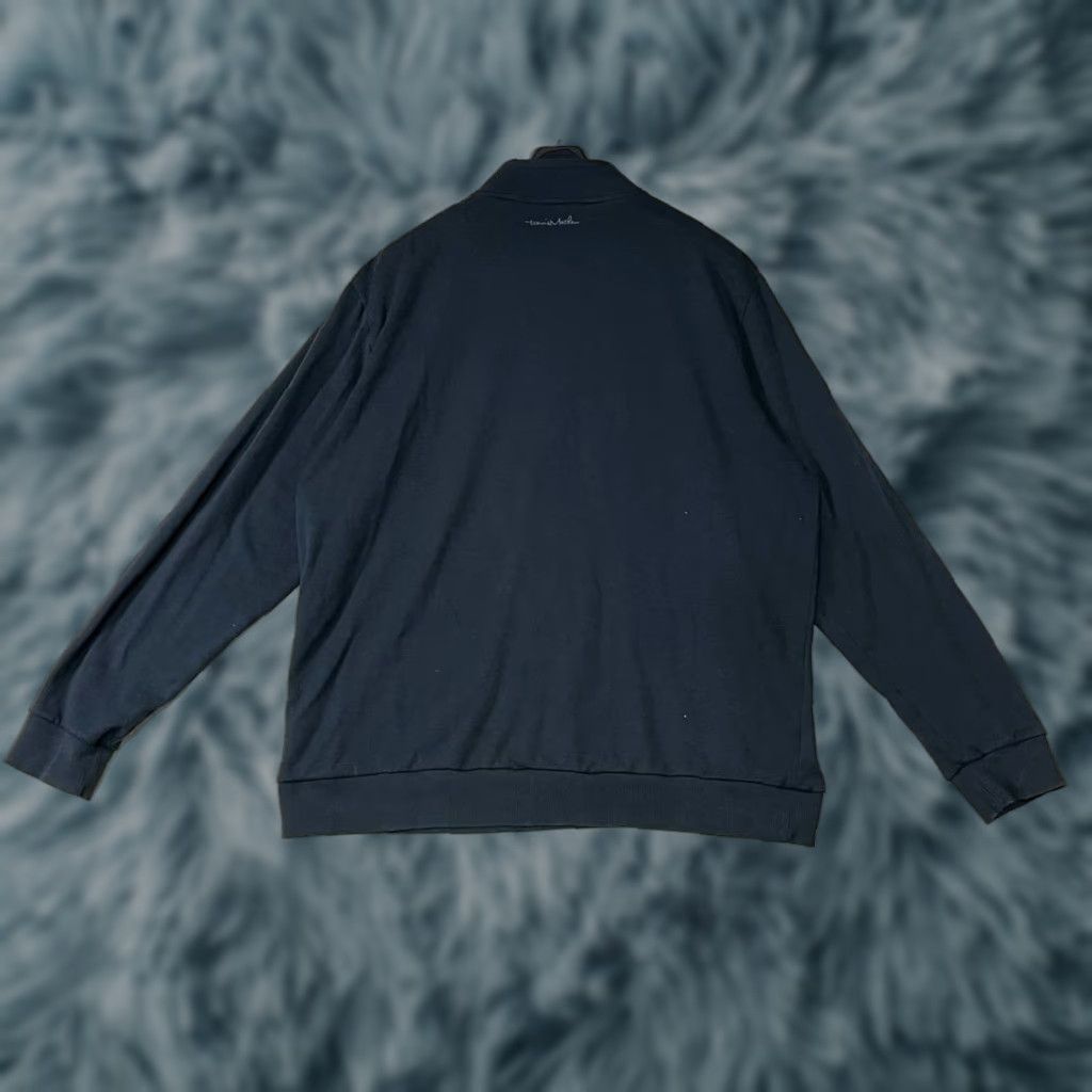 TravisMathew Travis Mathew Golf Hoodie 1/4 Zip Black 2XL Men's Pullover Knit Moisture Wicking Logo Crewneck Sports Shirt Size US XXL / EU 58 / 5 - 1 Thumbnail