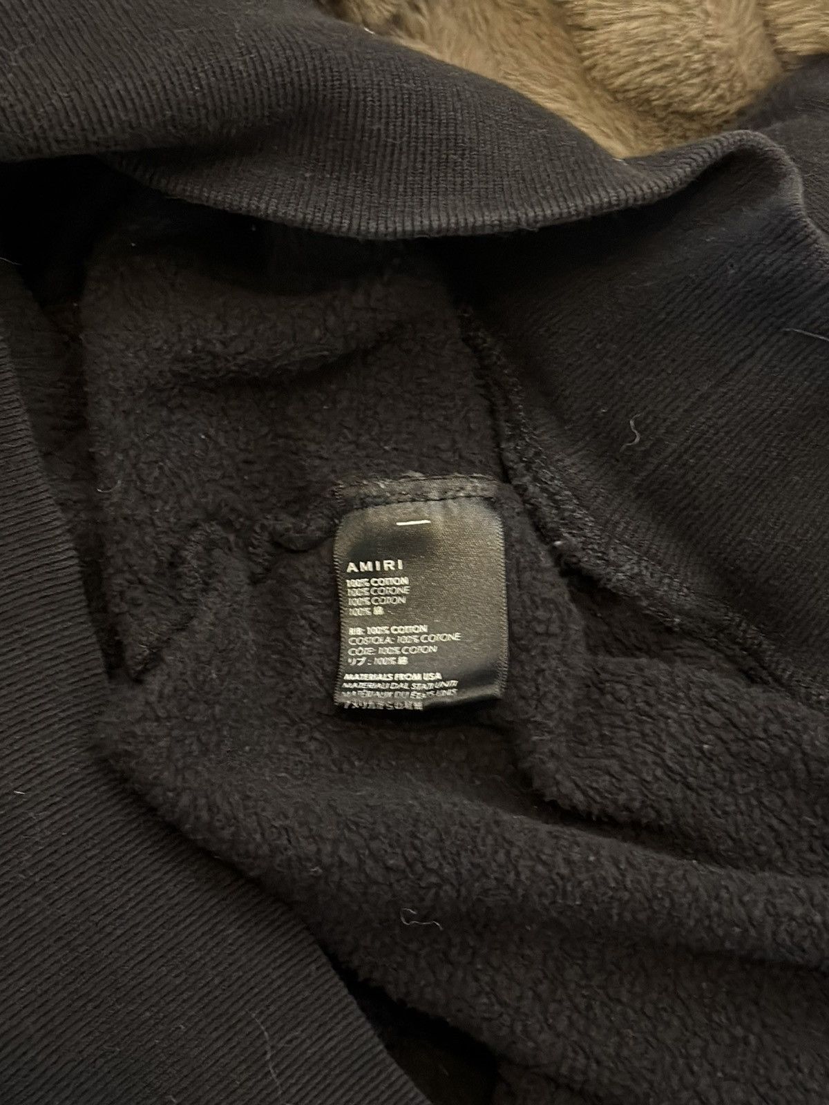 Amiri AMIRI WOMEN'S BLACK COTTON SWEATSHIRT Size US L / EU 52-54 / 3 - 4 Thumbnail