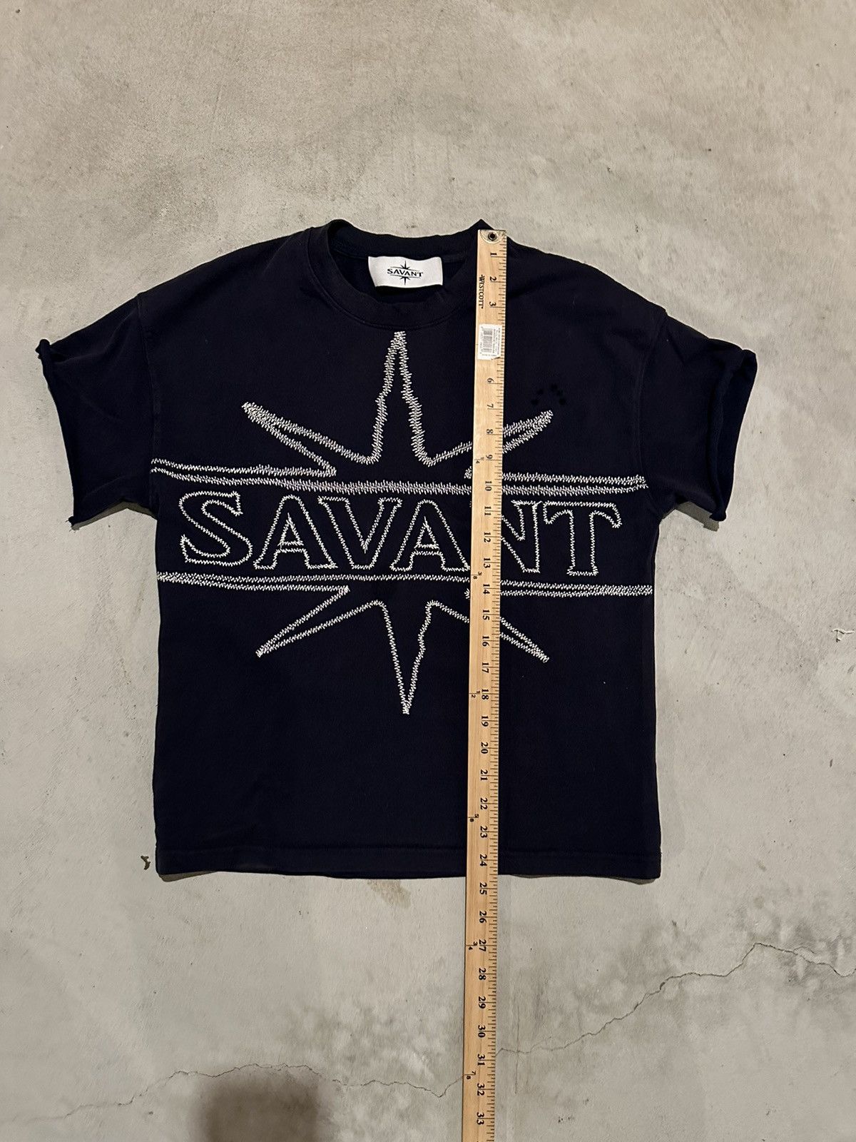 Vintage ‘Savant’ Star Faded Tee Size US M / EU 48-50 / 2 - 10 Thumbnail