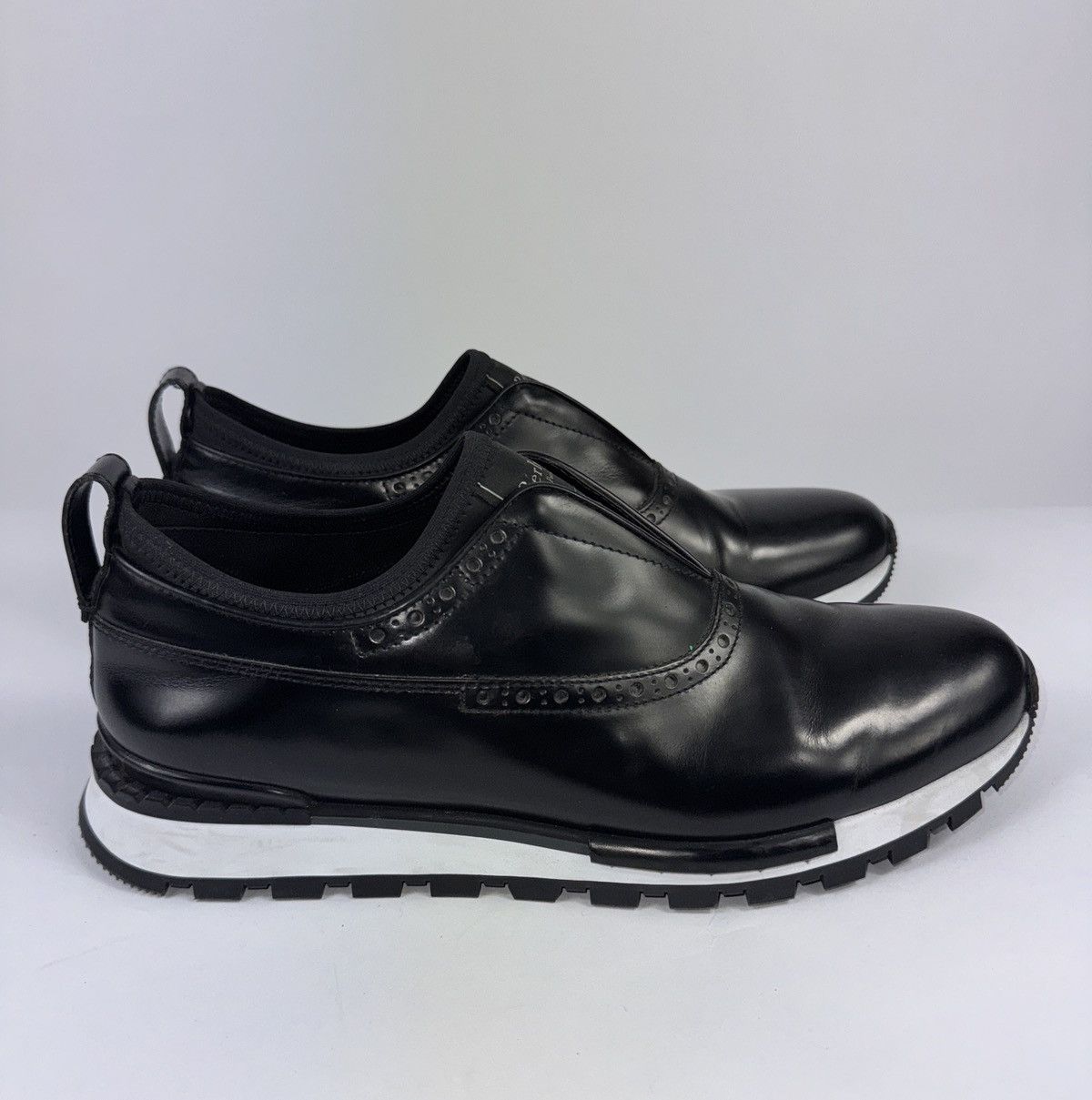 Berluti BERLUTI FAST TRACK LEATHER SNEAKERS Size US 9 / EU 42 - 3 Thumbnail