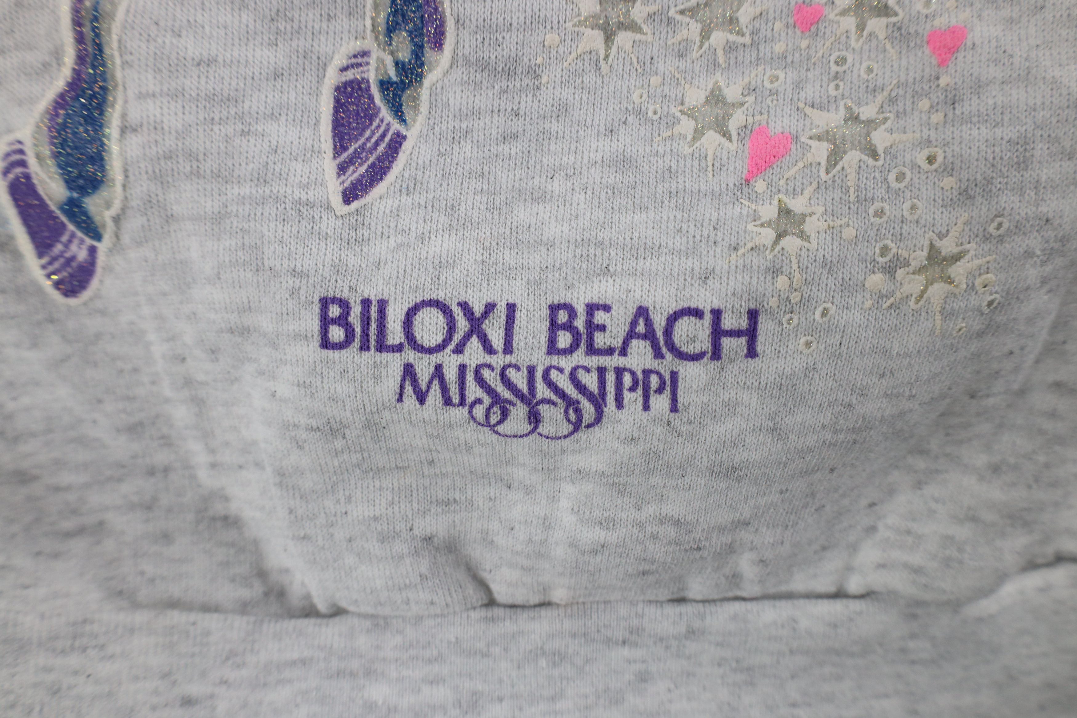 Vintage Vintage 90s Mississippi Unicorn Heart Star Sweatshirt USA Size L / US 10 / IT 46 - 5 Thumbnail