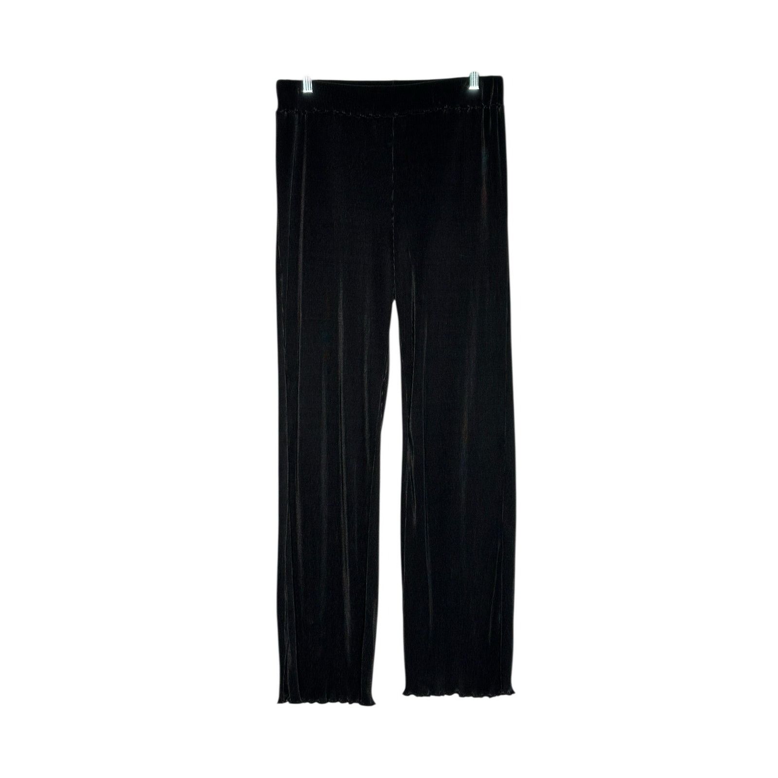 Rachel Zoe Rachel Zoe black slinky wide legs pull on pants size Medium Size 32" / US 10 / IT 46 - 1 Thumbnail
