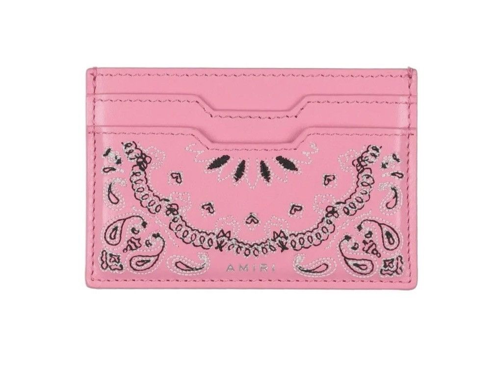 Amiri Mike amiri bandana paisley card holder wallet accessory Size ONE SIZE - 2 Thumbnail