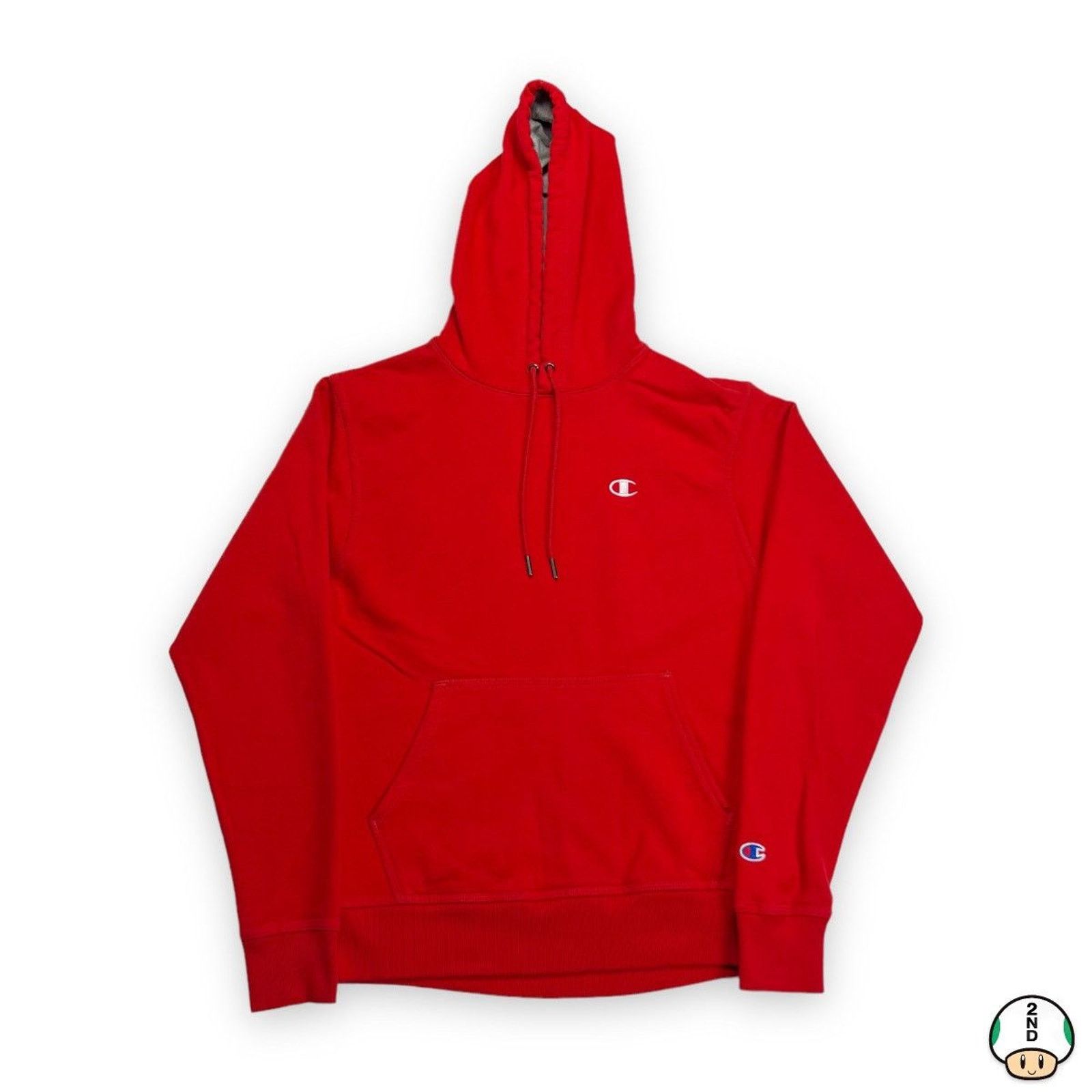 Champion × Vintage Champion Hoodie Small Red Authentic Athletic Pullover Hooded Size US S / EU 44-46 / 1 - 1 Thumbnail