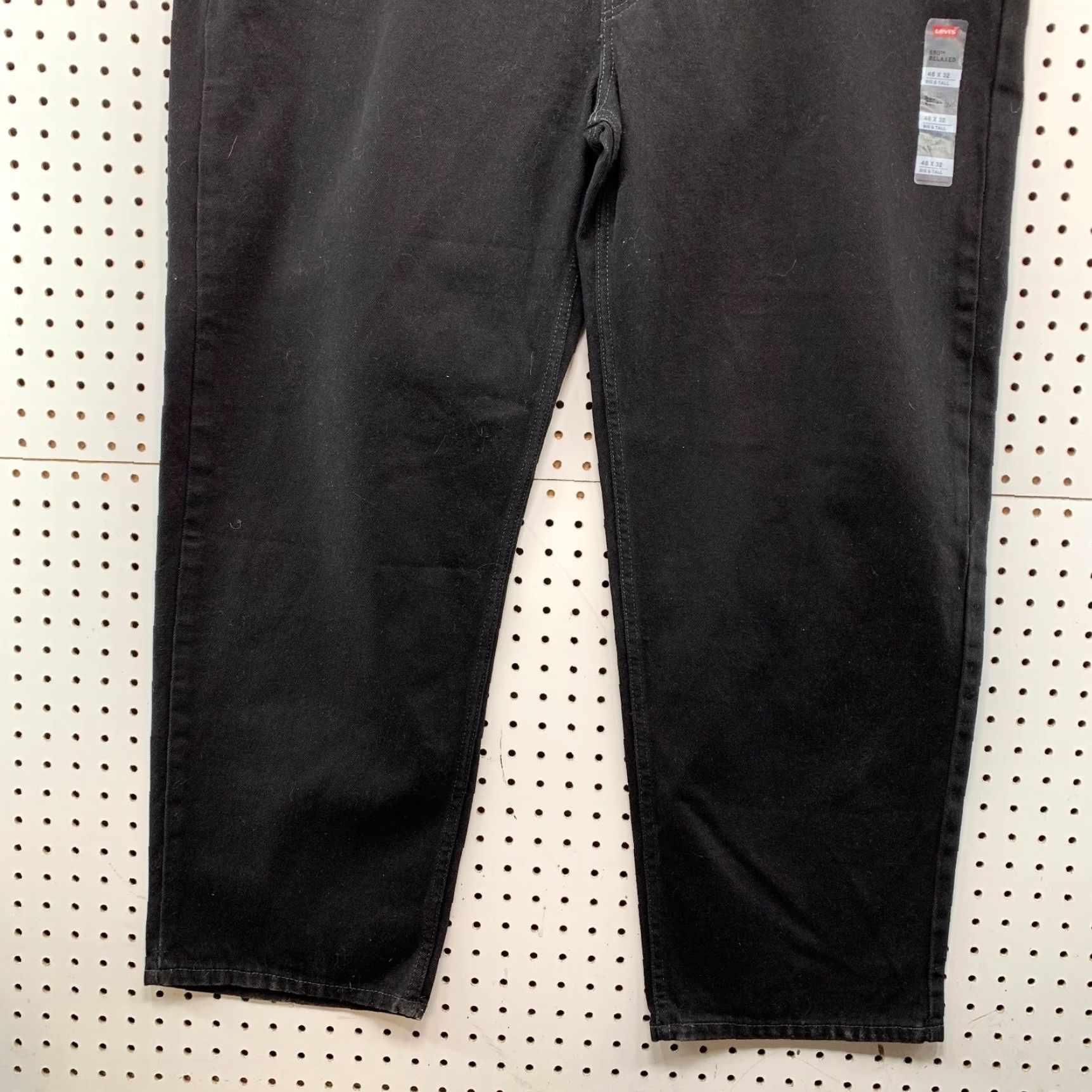 Levi's Levi's 550 Jeans Mens 48x32 Large Black Denim Relaxed Tapered Fit NWT Size US 32 / EU 48 - 5 Thumbnail