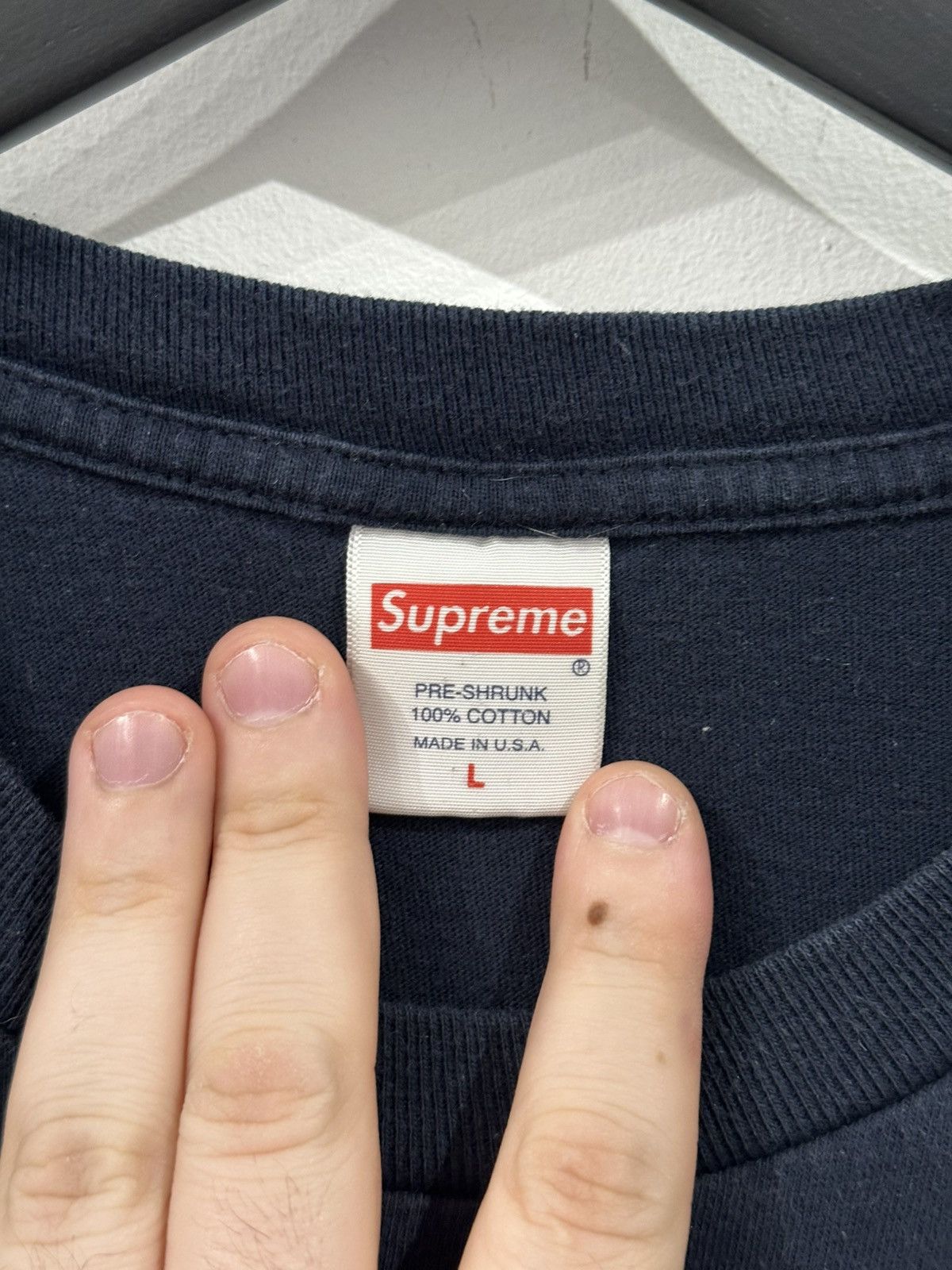 Supreme Supreme Gonz Heads All-Over Print T-Shirt Navy Size L Size US L / EU 52-54 / 3 - 3 Thumbnail