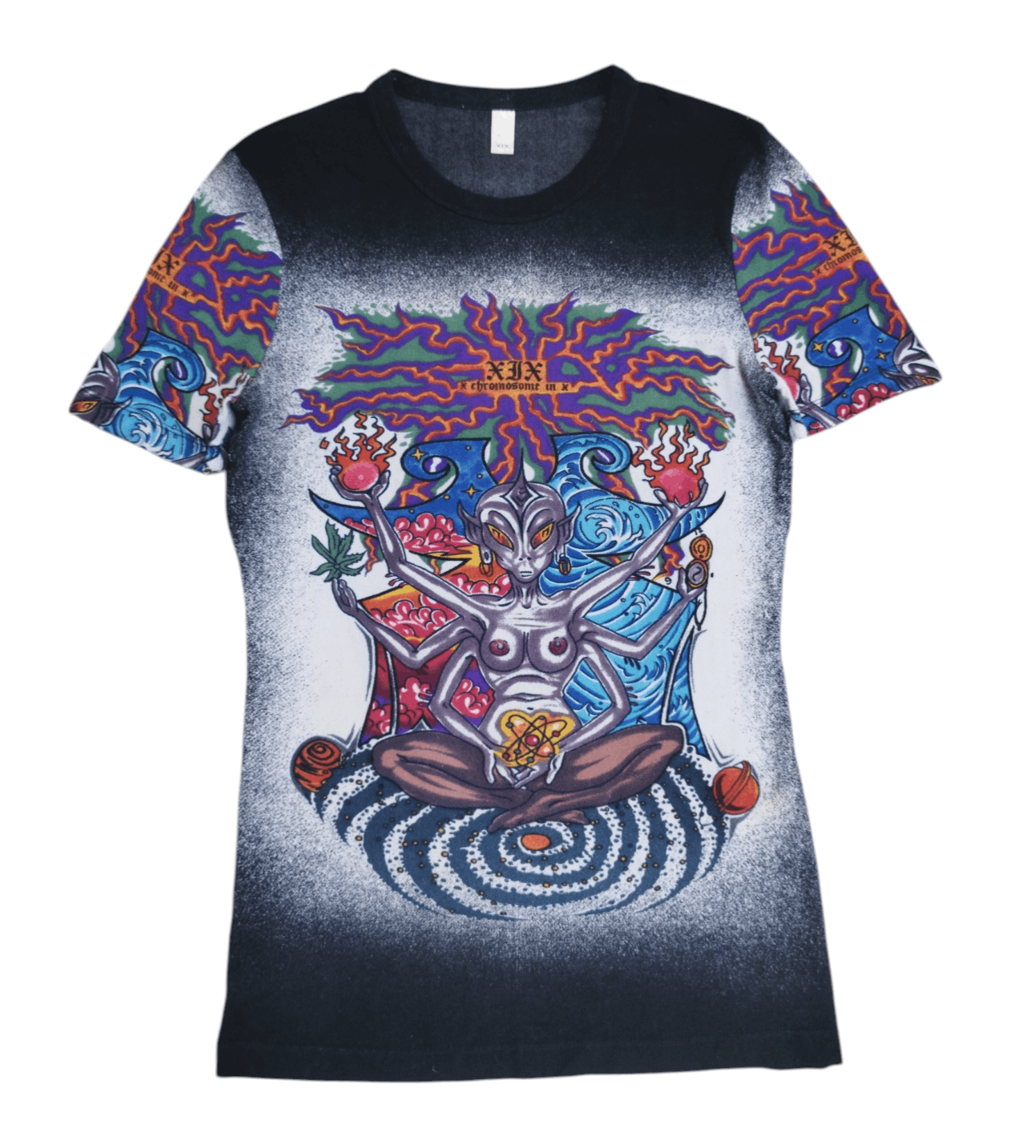 Other XIX chromosome in psychedelic women t-shirt Size S / US 4 / IT 40 - 1 Thumbnail