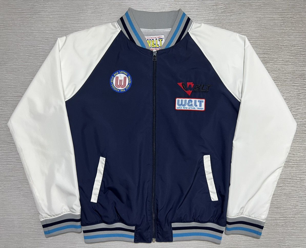 Walter Van Beirendonck Archive W&LT - Logo Patches Nylon Varsity Jacket Size L / US 10 / IT 46 - 1 Thumbnail