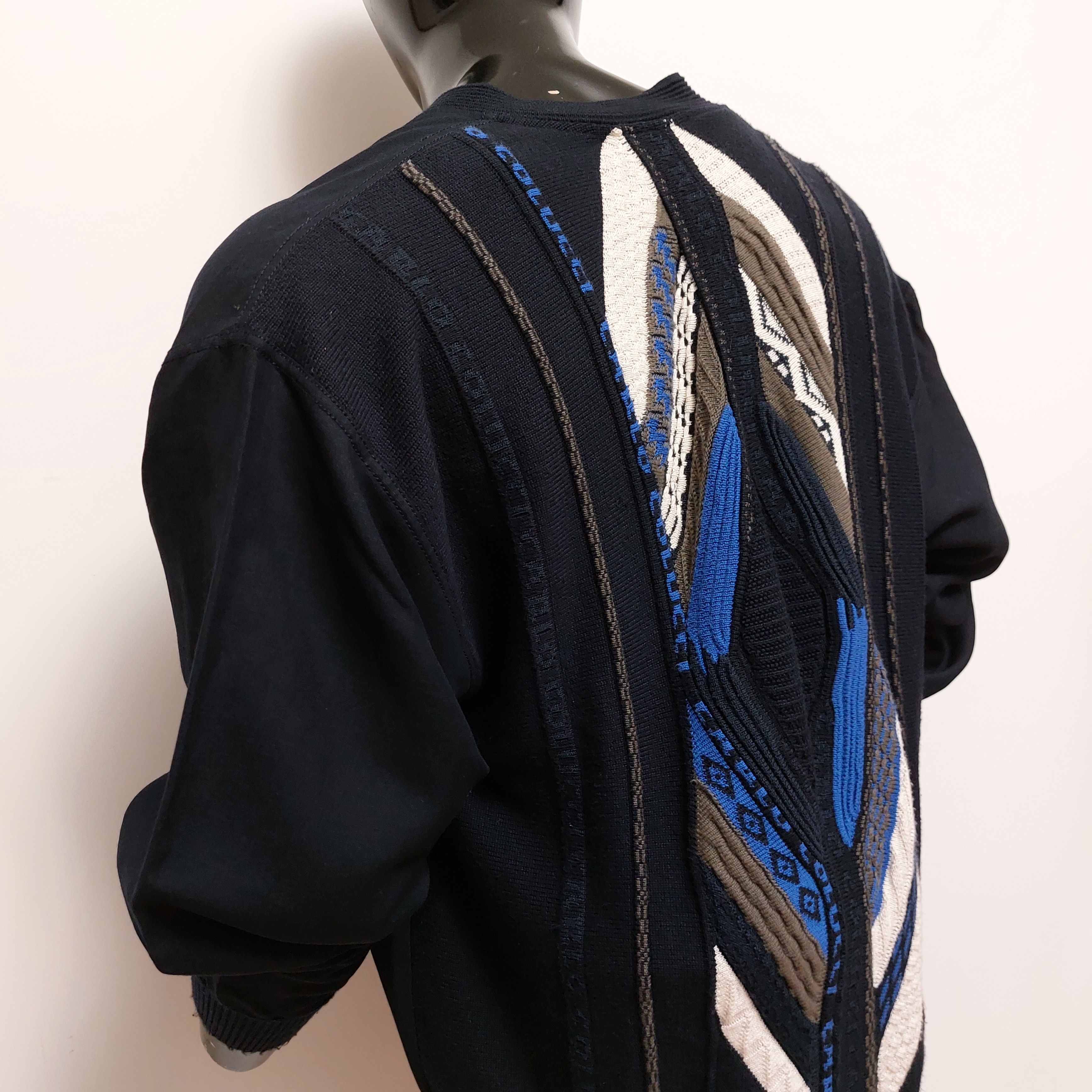 Carlo Colucci Carlo Colucci 3D cardigan knitted jacket Size US XXL / EU 58 / 5 - 1 Thumbnail