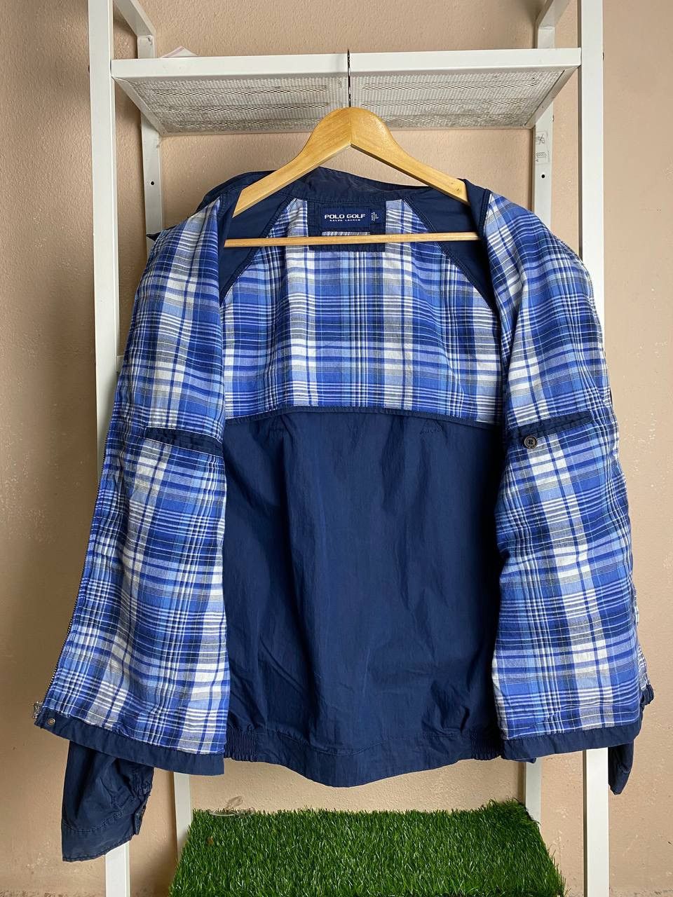 Ralph Lauren × Vintage Ralph Lauren Polo Golf Nova check Jacket (Pit 24) Size US M / EU 48-50 / 2 - 12 Thumbnail