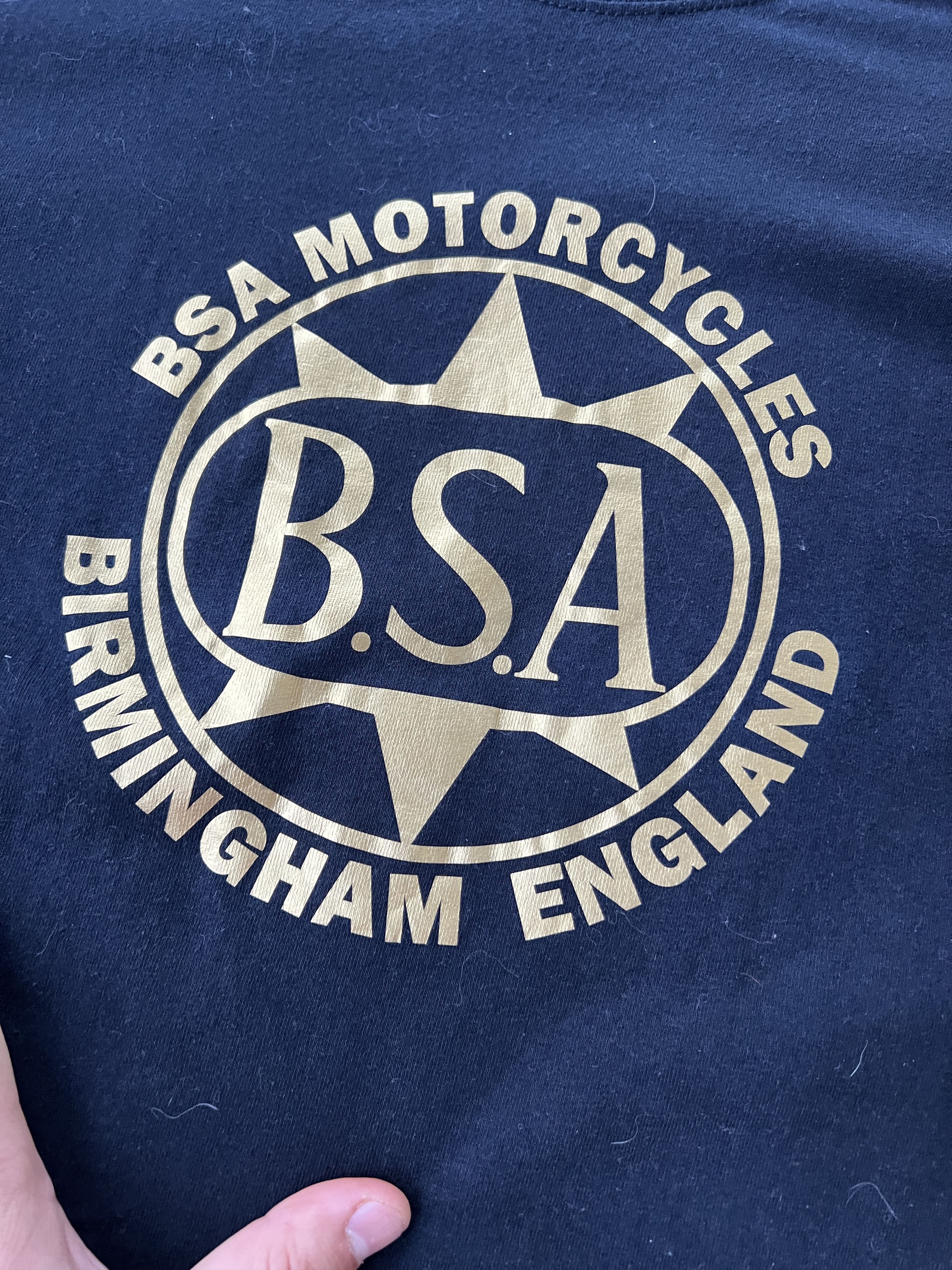 Vintage BSA Motorcycles Birmingham England Tee Size US L / EU 52-54 / 3 - 2 Thumbnail