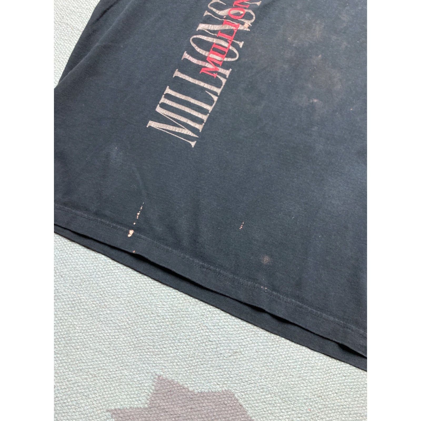 Vintage VINTAGE Million Man March t shirt 10 year anniversary 2005 faded black Adult XXL T-Shirt Men Black 2005 Million Man March Mens XXL T-Shirt Size US XXL / EU 58 / 5 - 2 Thumbnail