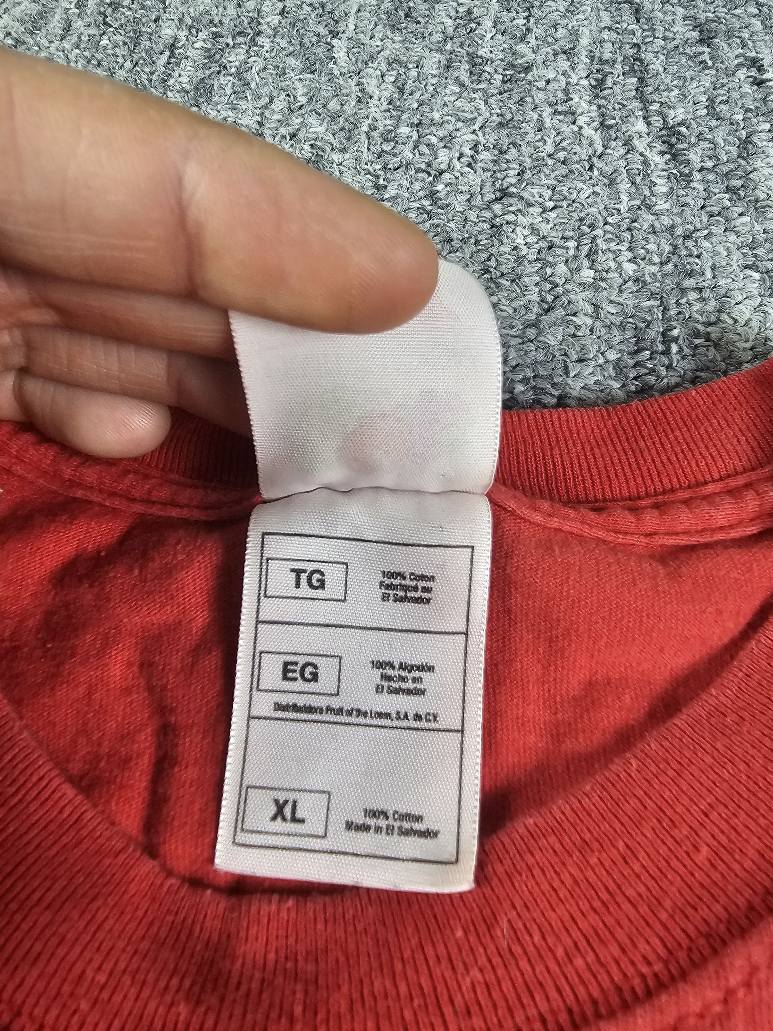 Fruit Of The Loom Vintage Che Guevara T-Shirt Men XL Red 90s Fruit Of The Loom Size US XL / EU 56 / 4 - 6 Thumbnail