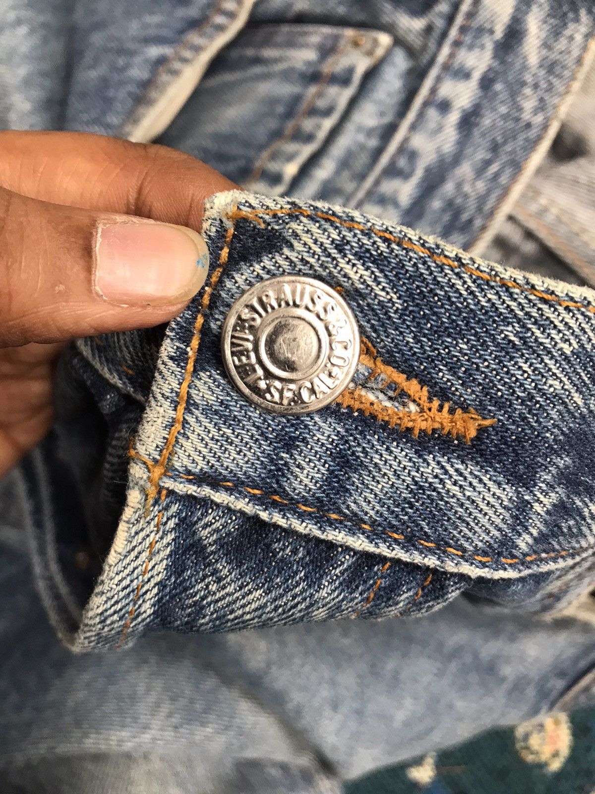 Levi's Vintage Levi’s reworked 501 denim Size US 36 / EU 52 - 9 Thumbnail
