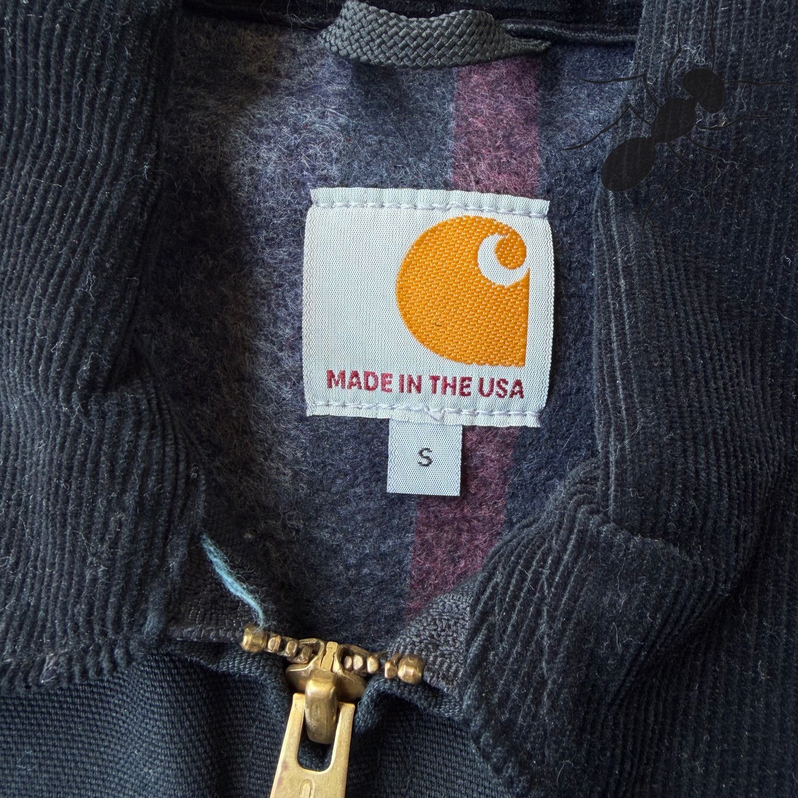 Carhartt × Vintage Carhartt J001 black Detroit work wear jacket Size US S / EU 44-46 / 1 - 9 Thumbnail