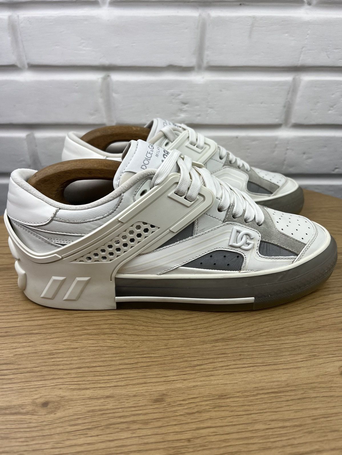 Dolce & Gabbana DOLCE&GABBANA Sneakers Leather Shoes Custom 2.Zero DG Logo Size US 8.5 / EU 41-42 - 9 Thumbnail