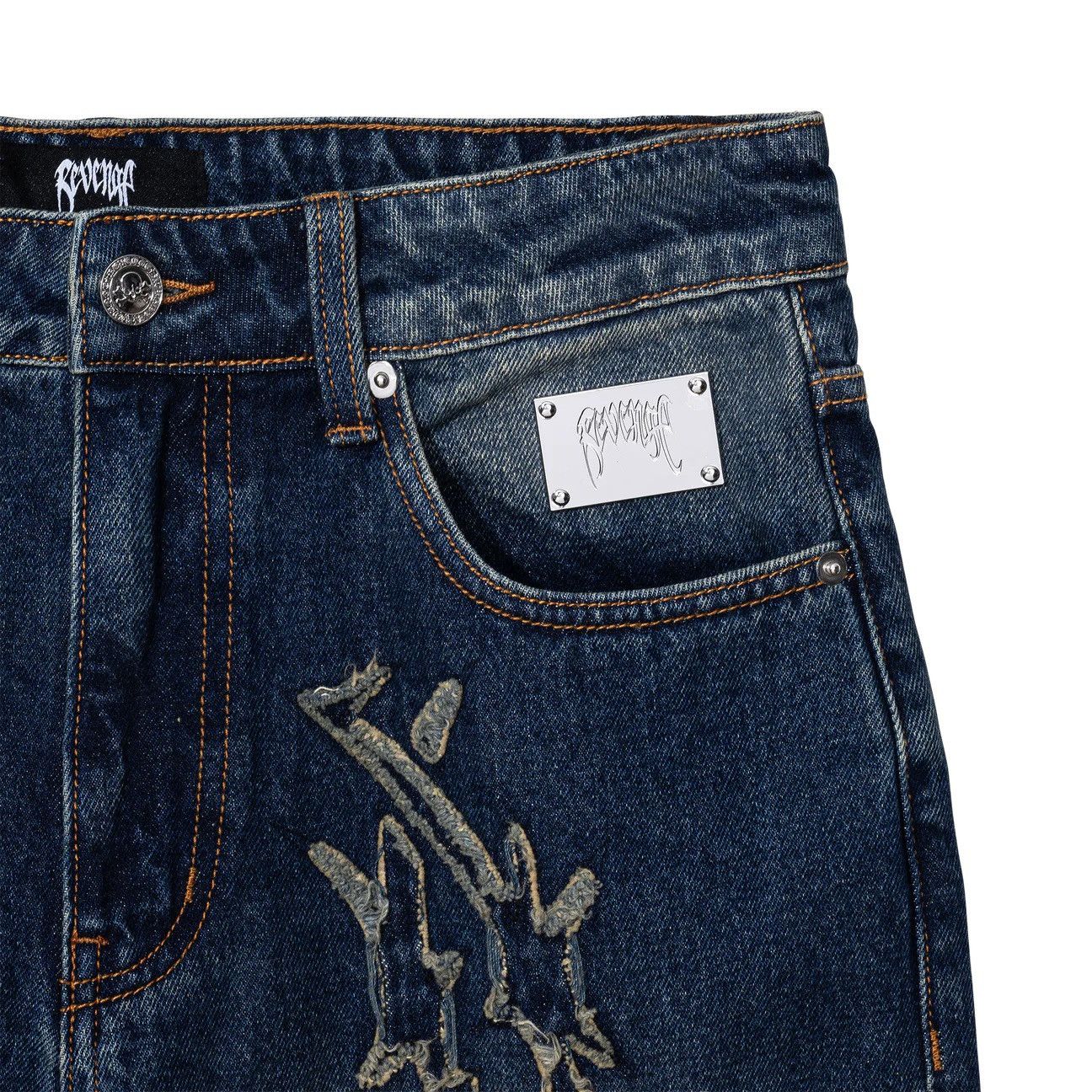 Revenge Revenge Official Thorn Denim Jeans Pants Ski Mask Ian Size US 32 / EU 48 - 3 Thumbnail