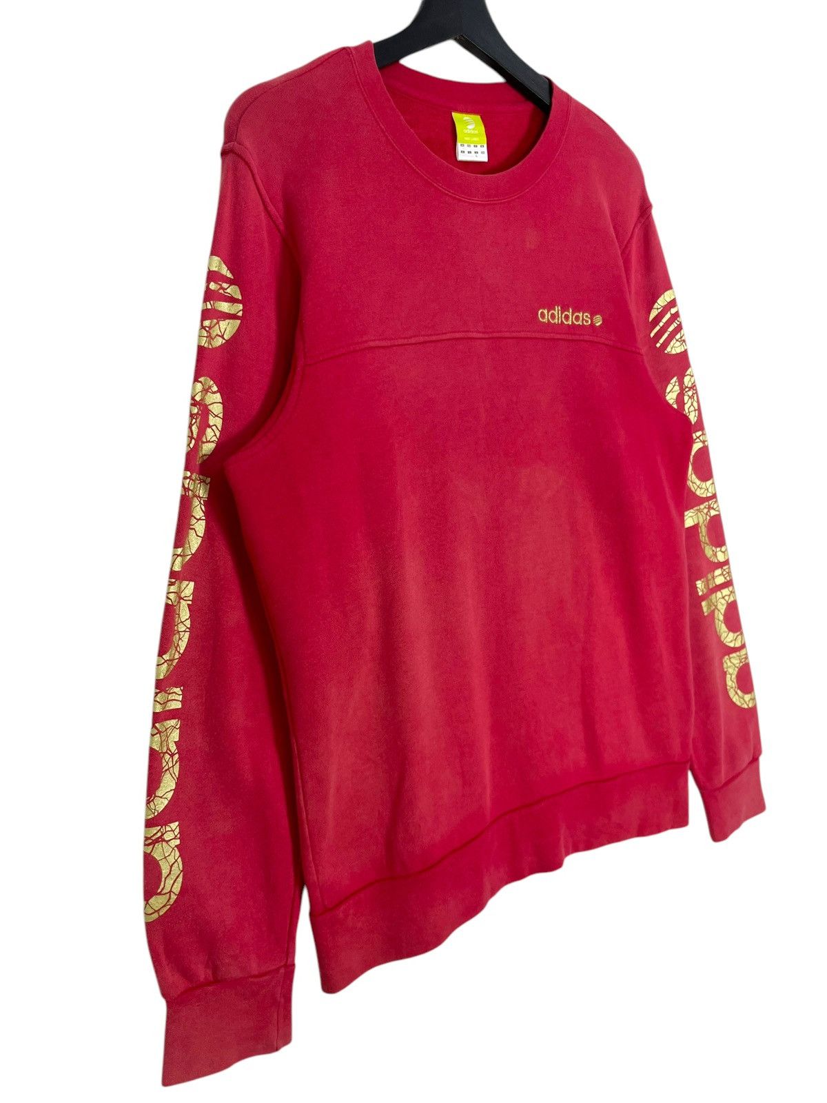 Adidas Vintage Adidas Sweatshirt Crewneck Embroidered Logo Size US M / EU 48-50 / 2 - 2 Thumbnail