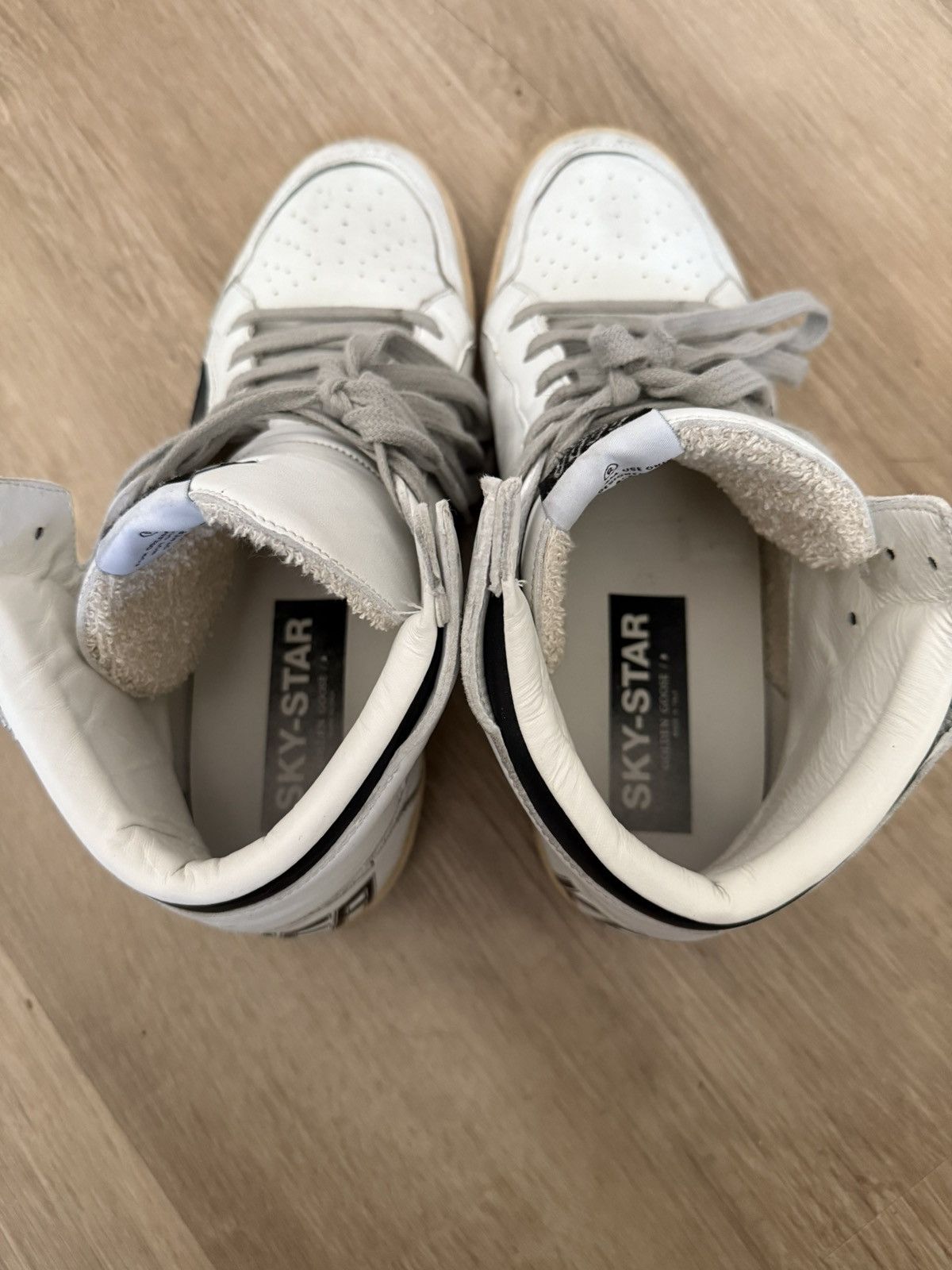 Golden Goose Golden Goose Sky Star High Tops – White/Black – Size 43 Size US 10 / EU 43 - 5 Thumbnail