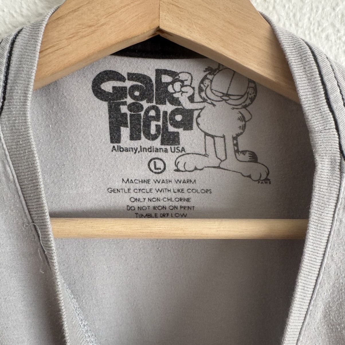 Other Vintage Y2K Grey Purple Garfield So Not Amused Graphic Tee Size L / US 10 / IT 46 - 7 Thumbnail