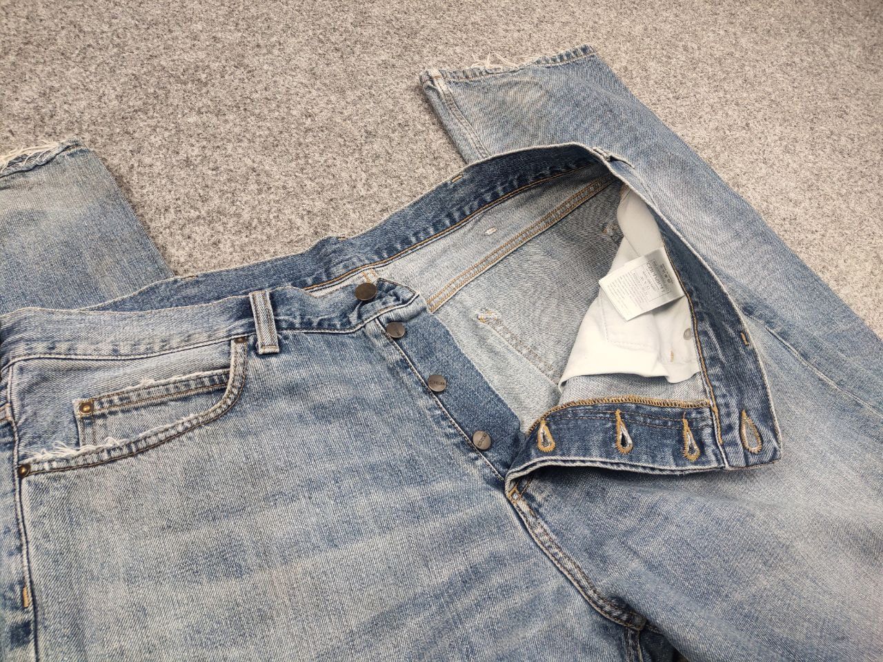 Carhartt Vintage Carhartt Marlow Pants Distressed Faded denim Jeans Size US 36 / EU 52 - 13 Thumbnail