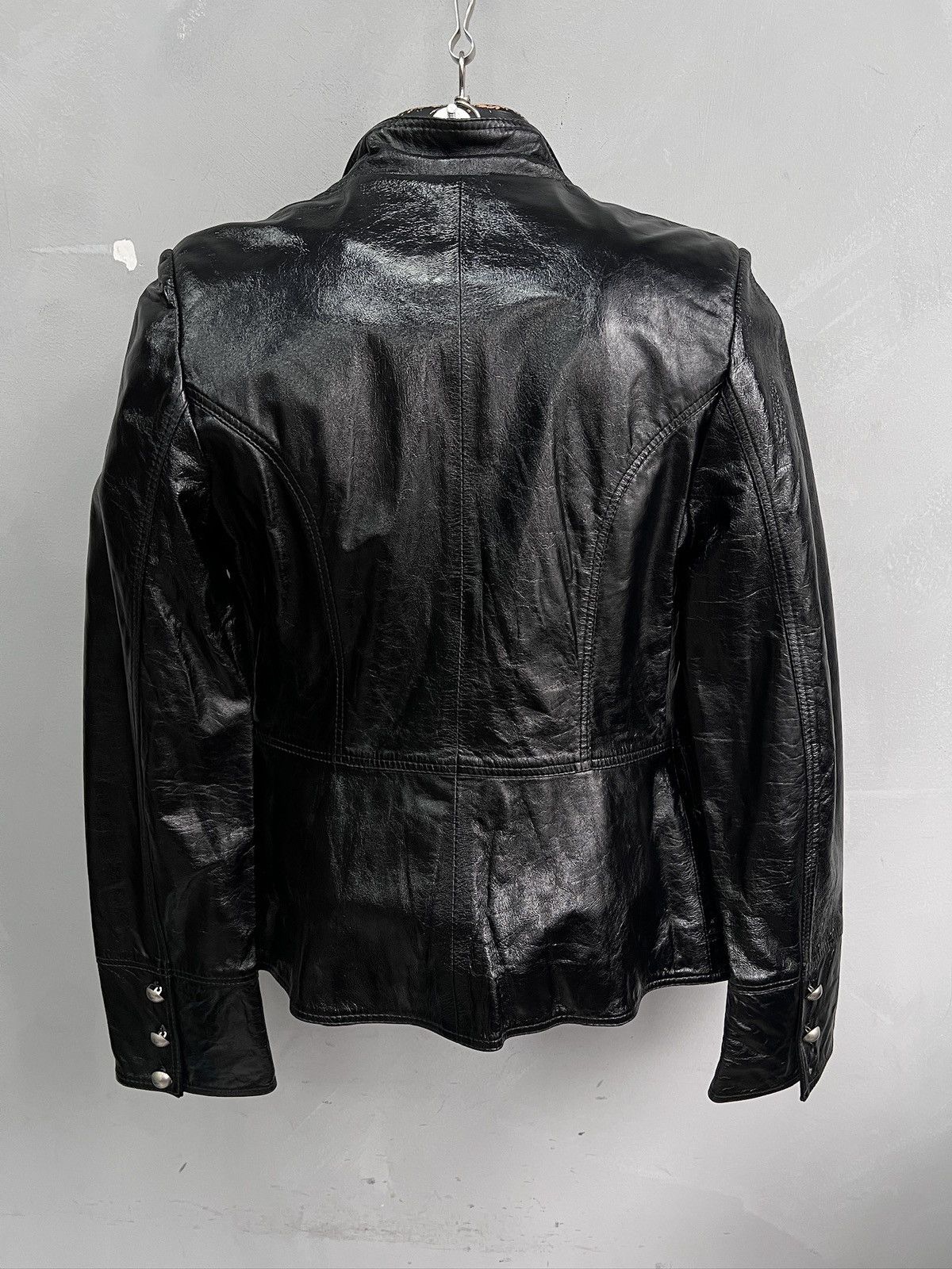PPFM Rare leather officer napoleon jacket hype opium style Size US M / EU 48-50 / 2 - 8 Thumbnail