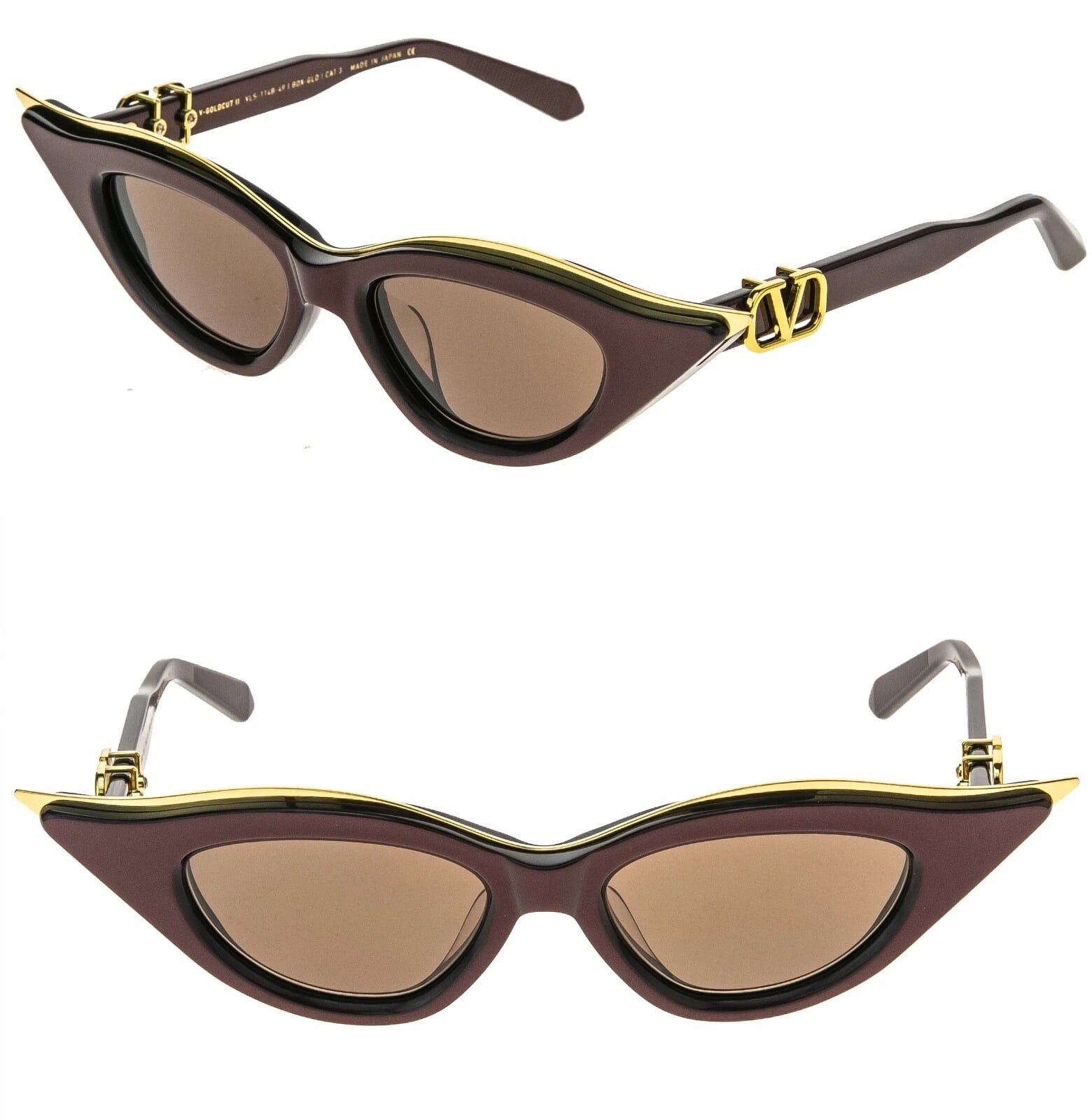 Valentino VALENTINO VLS114 V GOLDCUT II VLS 114B Fashion Sunglass Size ONE SIZE - 1 Thumbnail