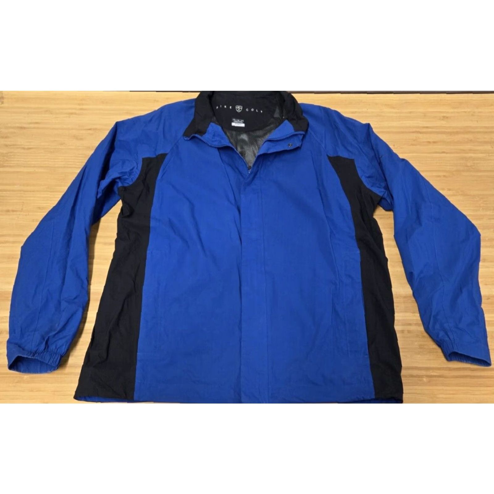 Nike VINTAGE Nike Golf Jacket Mens XL Blue Full Zip Windbreaker Storm Fit 90s Size US XL / EU 56 / 4 - 4 Thumbnail