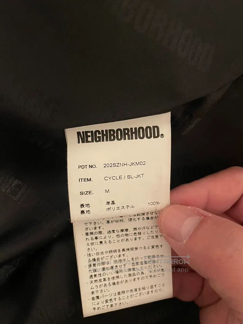 Neighborhood Neighborhood Biker Leather Jacket Size US M / EU 48-50 / 2 - 5 Thumbnail