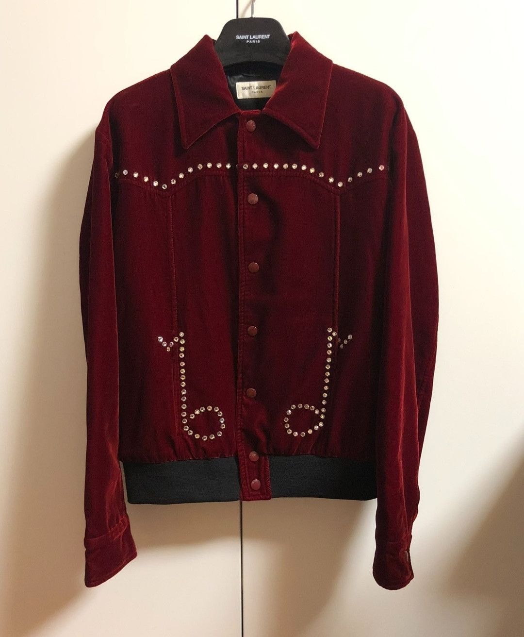 Saint Laurent Paris saint laurent velvet jacket-2505 Size US M / EU 48-50 / 2 - 1 Thumbnail