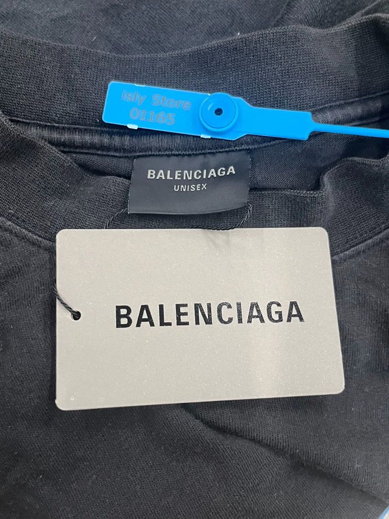 Balenciaga Balenciaga Single ring logo short sleeve Size US L / EU 52-54 / 3 - 4 Thumbnail