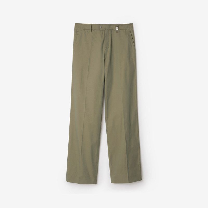 Burberry o1w1db10326 Cotton Chinos Pants in Green Size US 38 / EU 54 - 1 Thumbnail