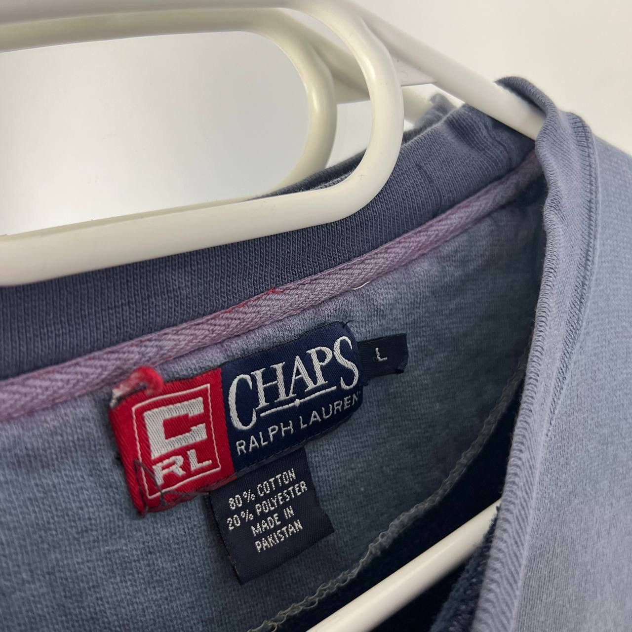 Chaps Ralph Lauren Vintage Y2K Chaps Ralph Lauren Big Logo Boxy Sweatshirt Size US L / EU 52-54 / 3 - 4 Thumbnail