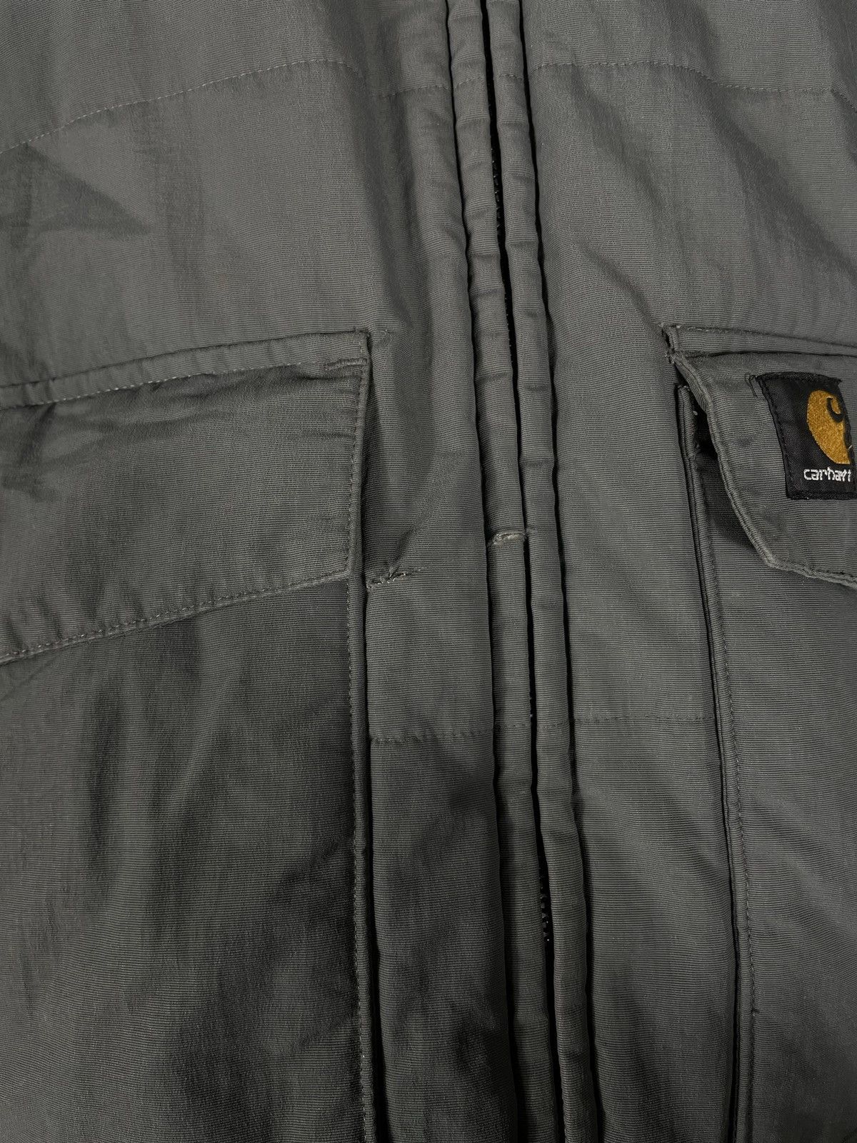 Carhartt × Vintage Carhartt Jacket Zip Bomber Baggy Loose Workers Retro 00s Size US L / EU 52-54 / 3 - 4 Thumbnail