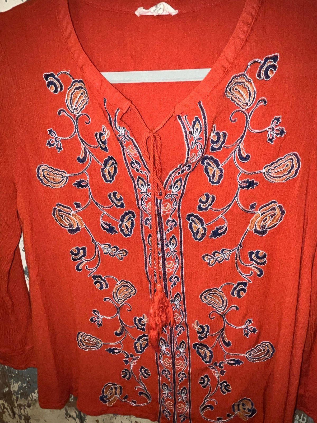 Etro Entro Size Medium boho womens top size medium Size M / US 6-8 / IT 42-44 - 2 Thumbnail
